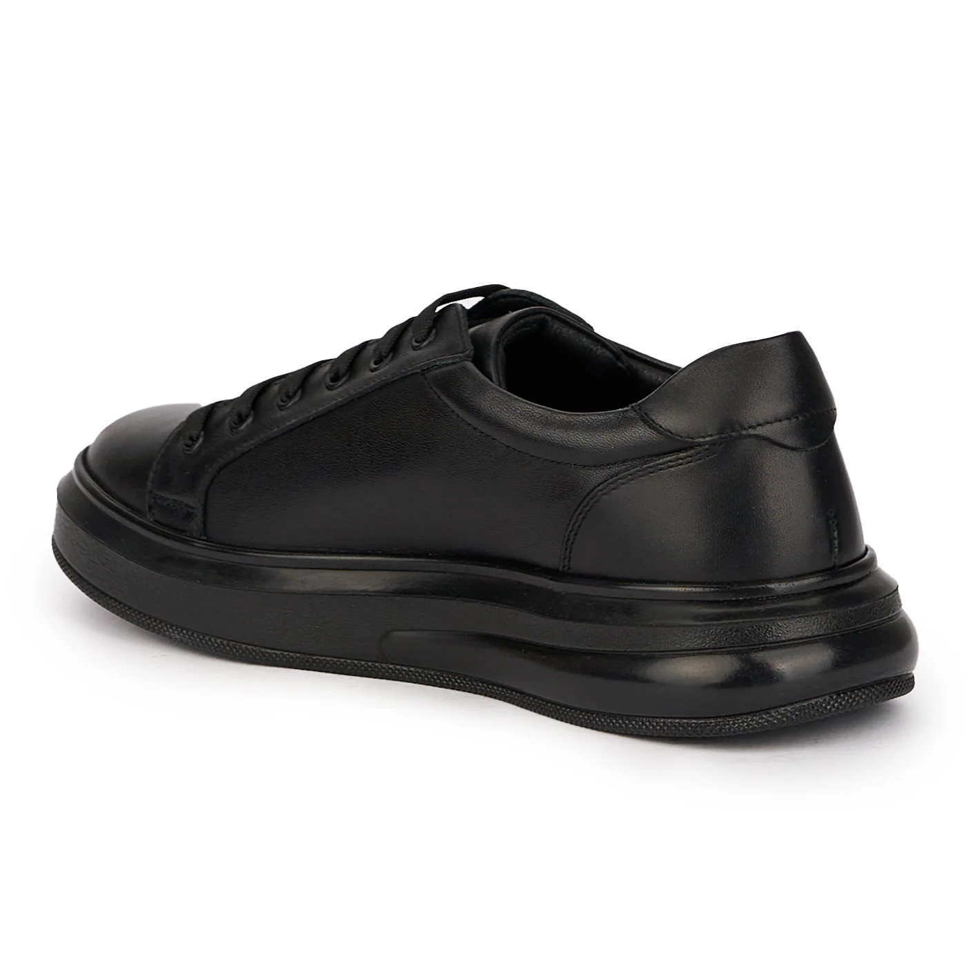 Pantofi barbati din piele naturala neagra 7730 - Image 2