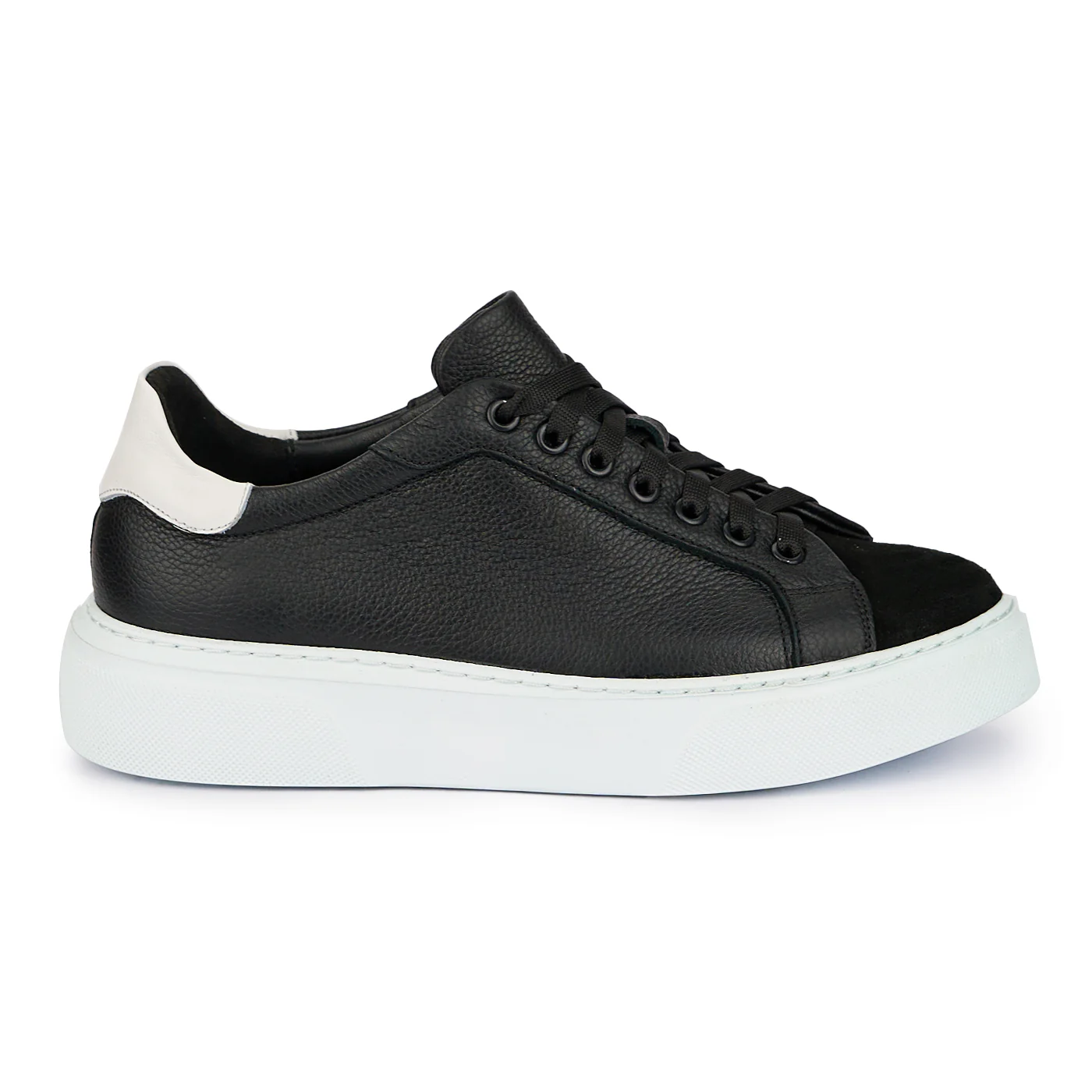 Pantofi barbati din piele naturala neagra 7735