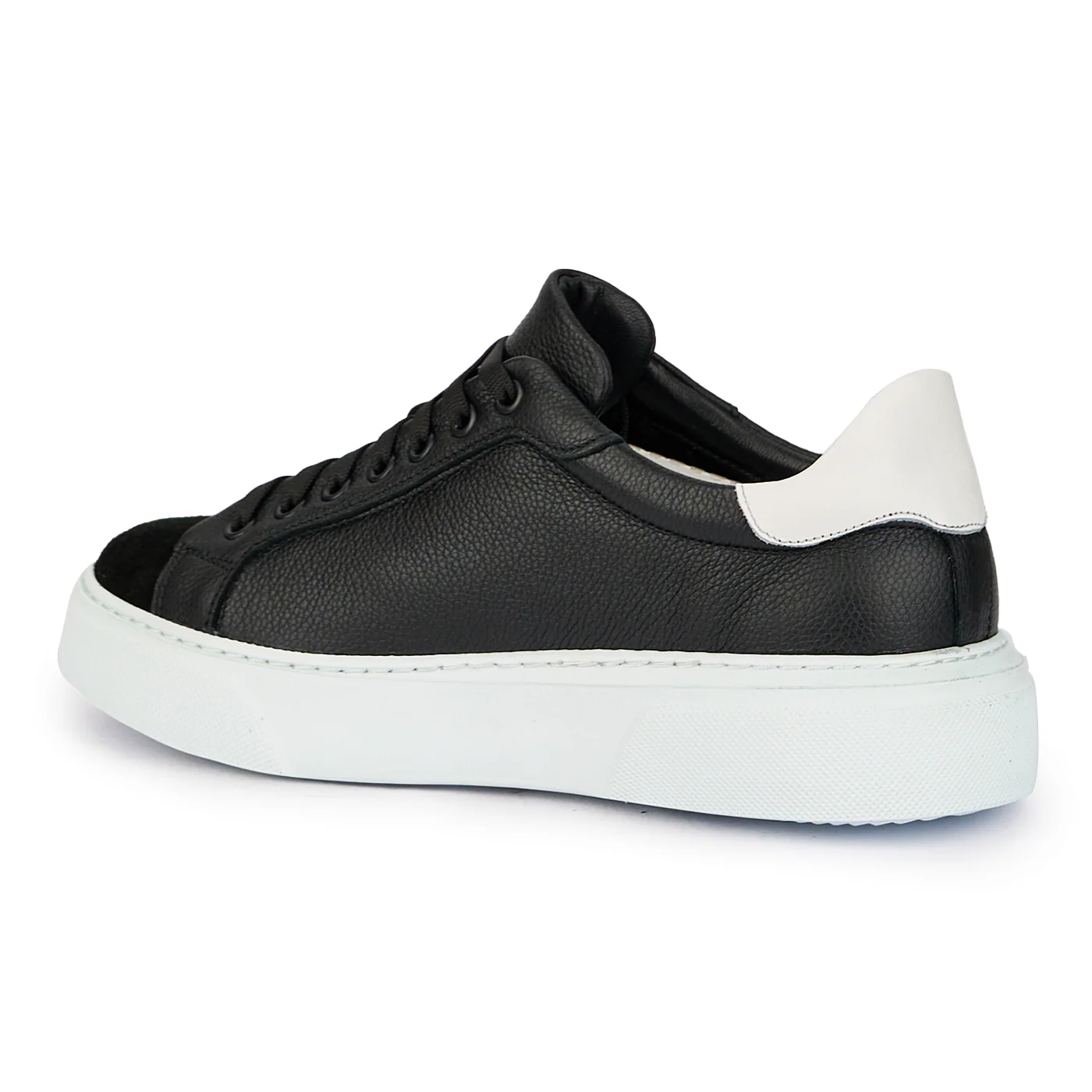 Pantofi barbati din piele naturala neagra 7735 - Image 2