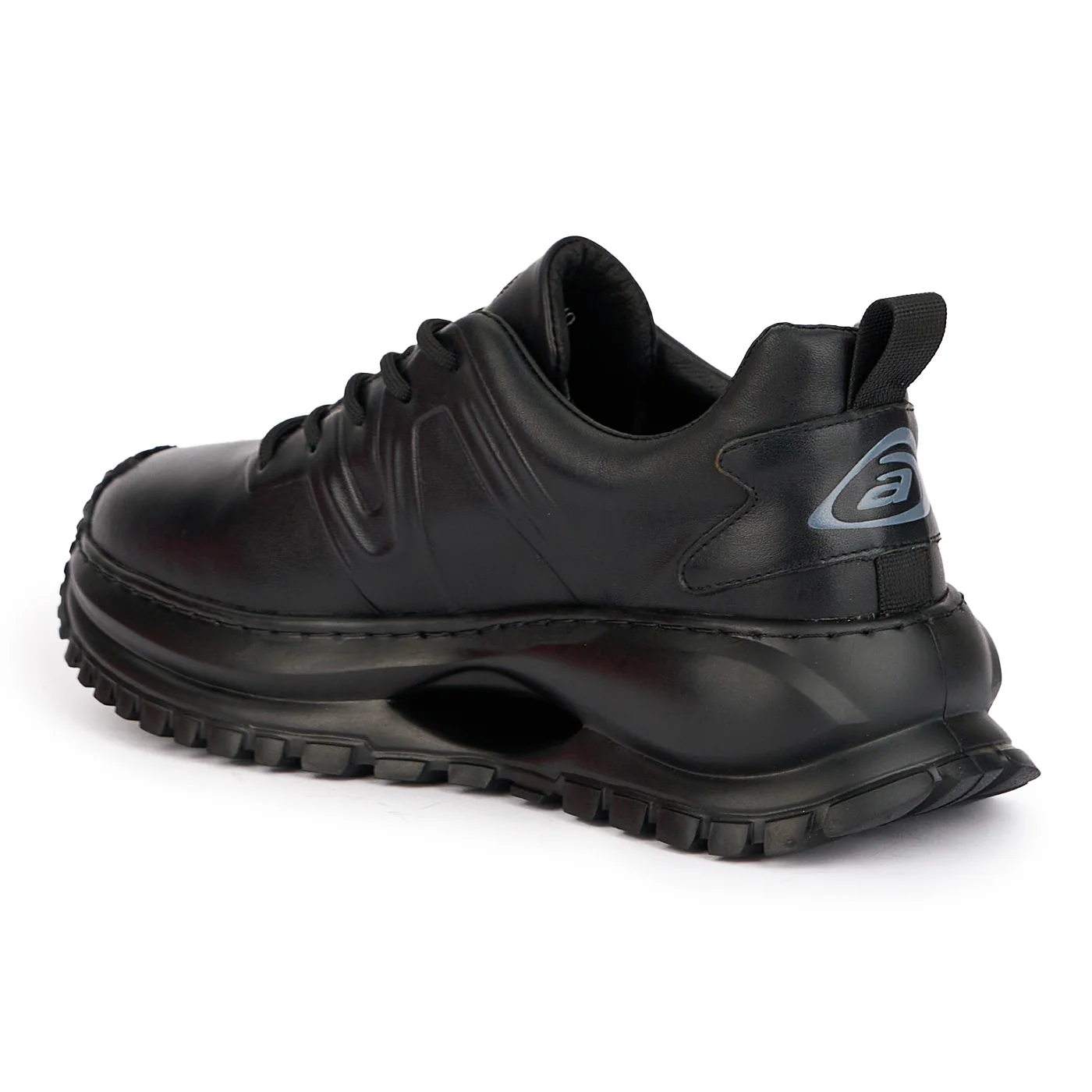 Pantofi barbati din piele naturala neagra 7770 - Image 2