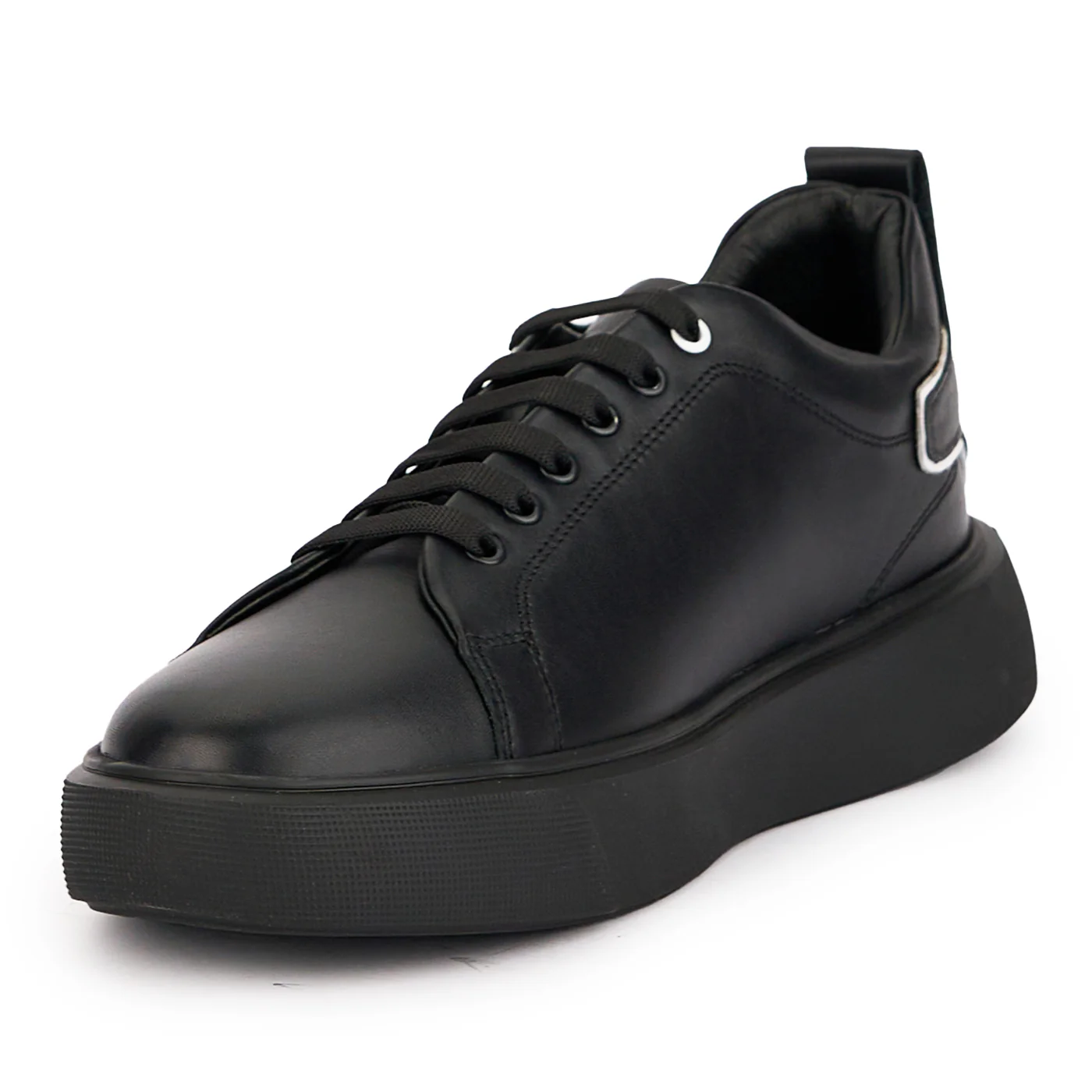 Pantofi barbati din piele naturala neagra 7788 - Image 3