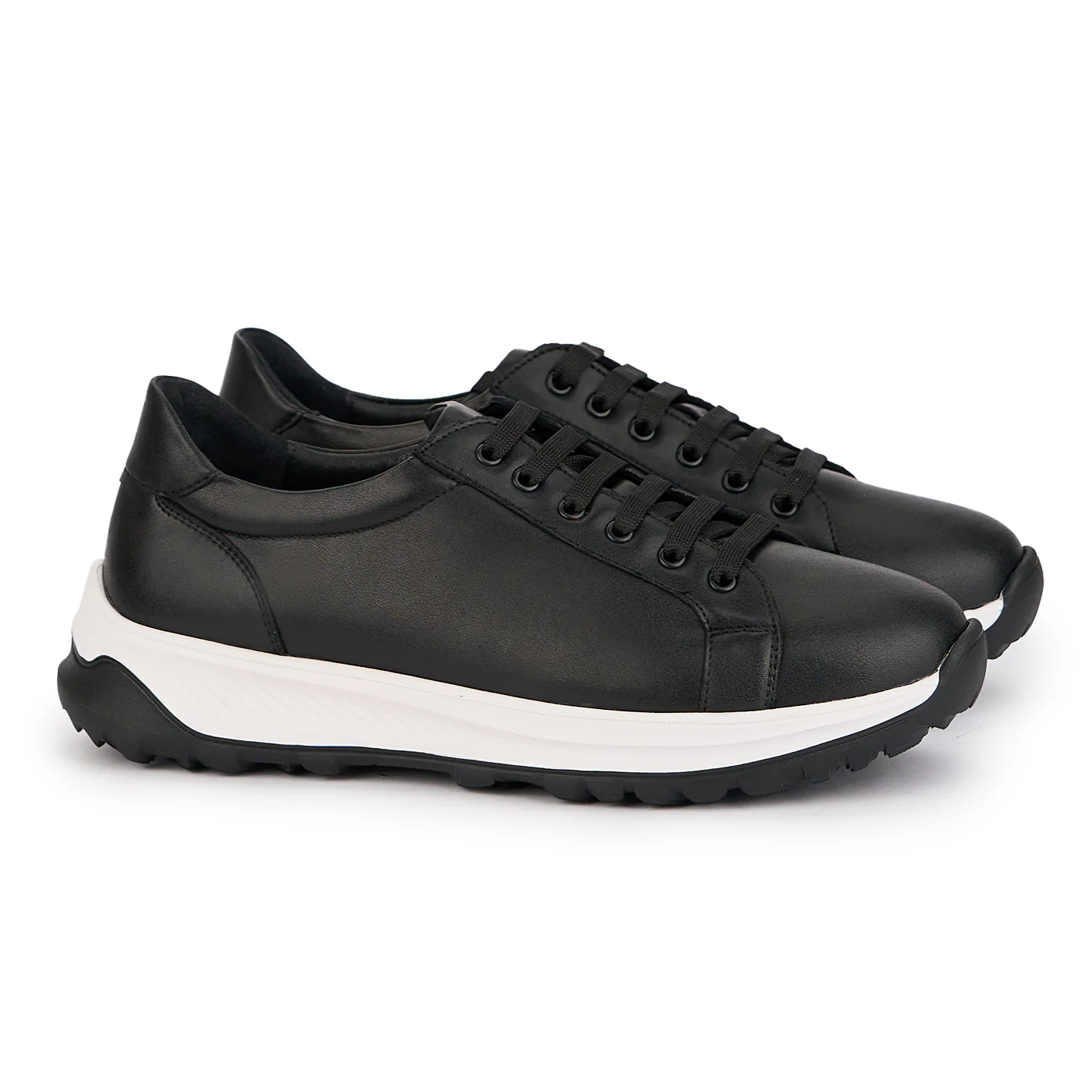 Pantofi barbati din piele naturala neagra 7789 - Image 4