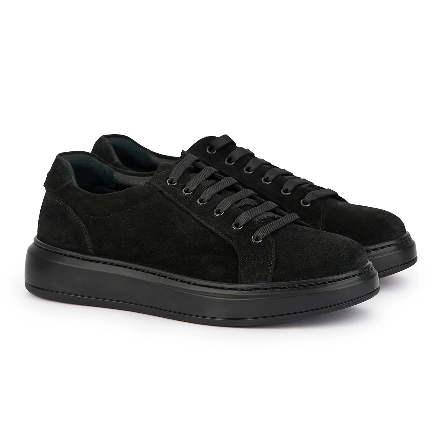 Pantofi barbati din piele naturala neagra 7799 - Image 4