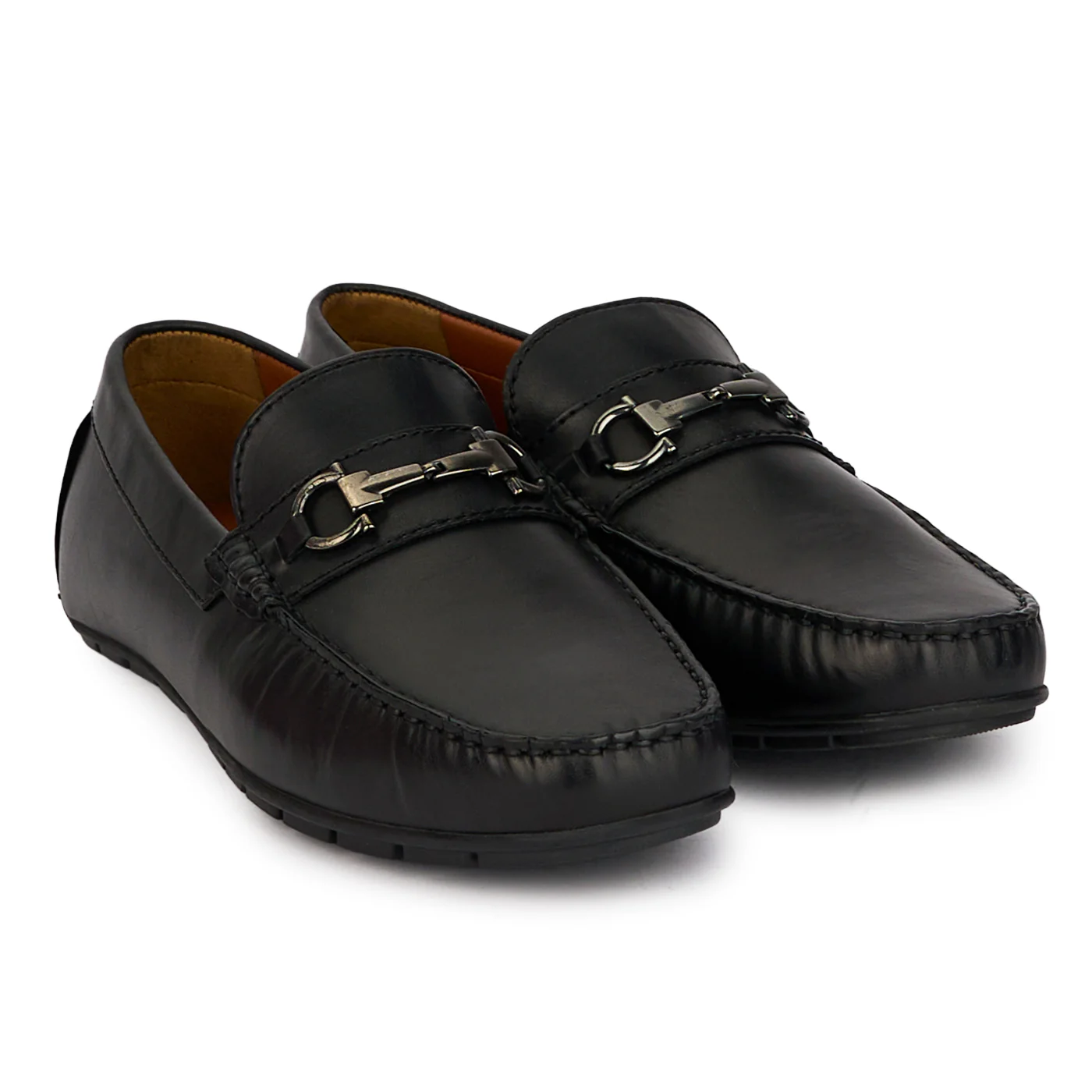 Pantofi barbati din piele naturala neagra 7904 - Image 4