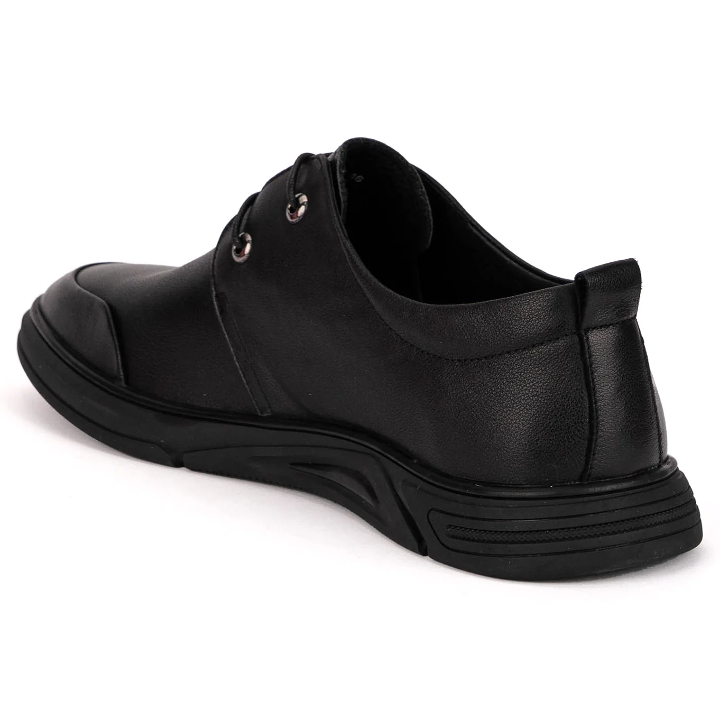 Pantofi barbati din piele naturala neagra 7924 - Image 2