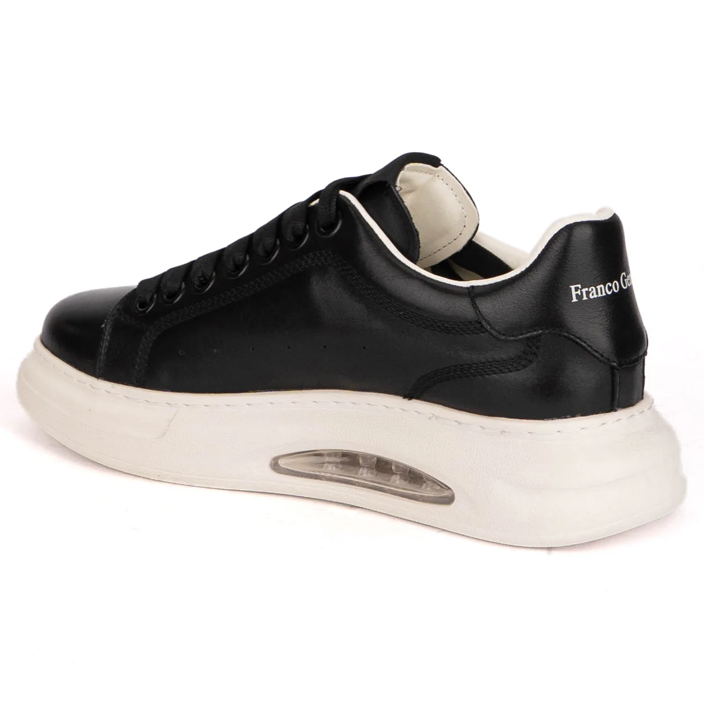 Pantofi barbati din piele naturala neagra 7925 - Image 2