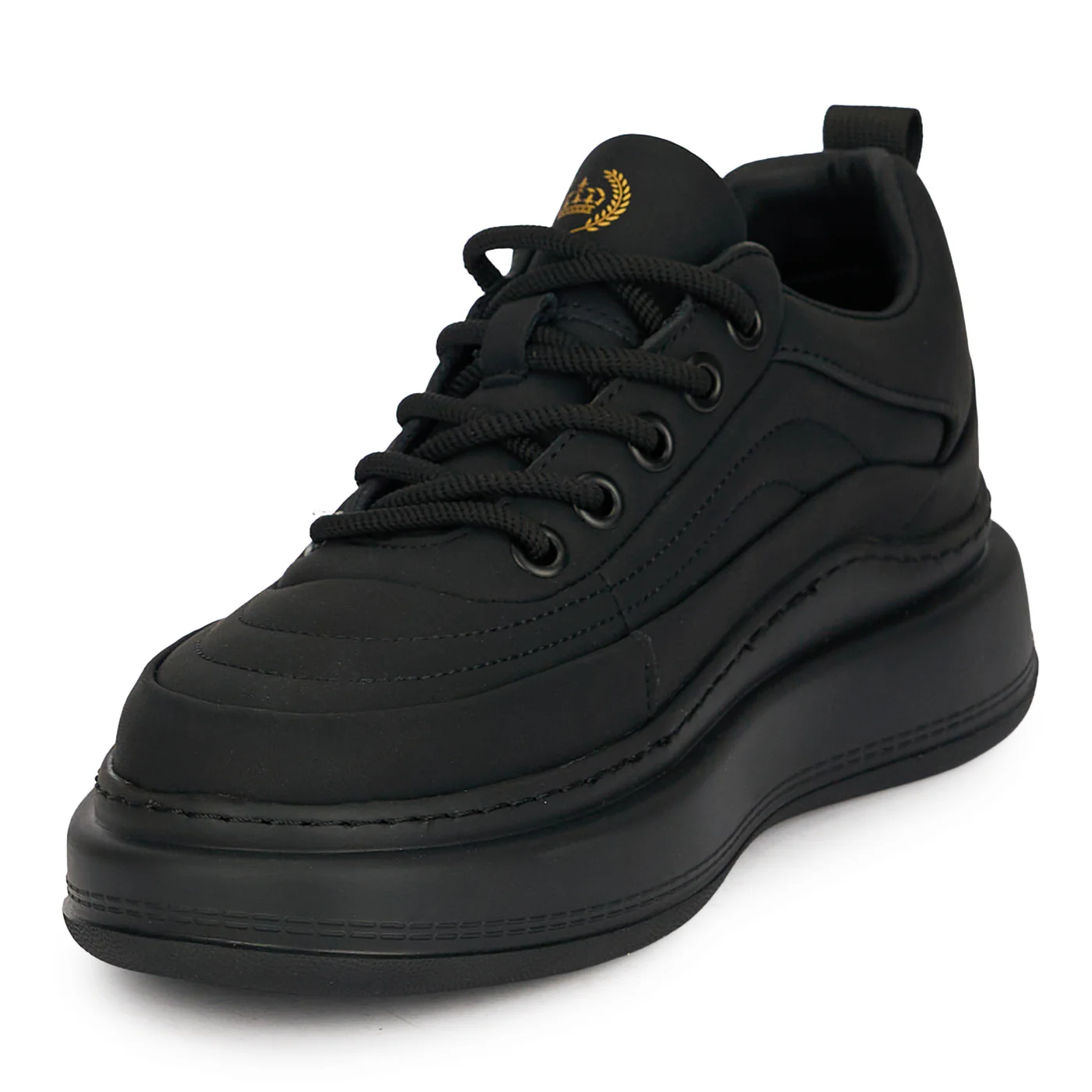 Pantofi barbati din piele naturala neagra 7958 - Image 3