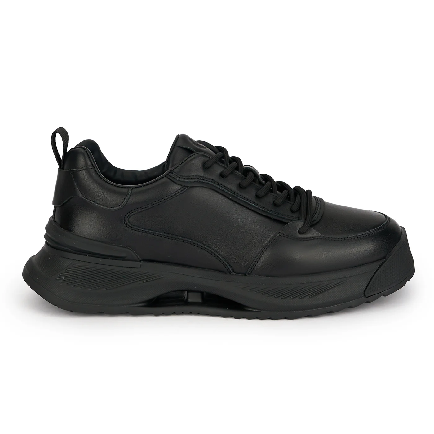 Pantofi barbati din piele naturala neagra 7959