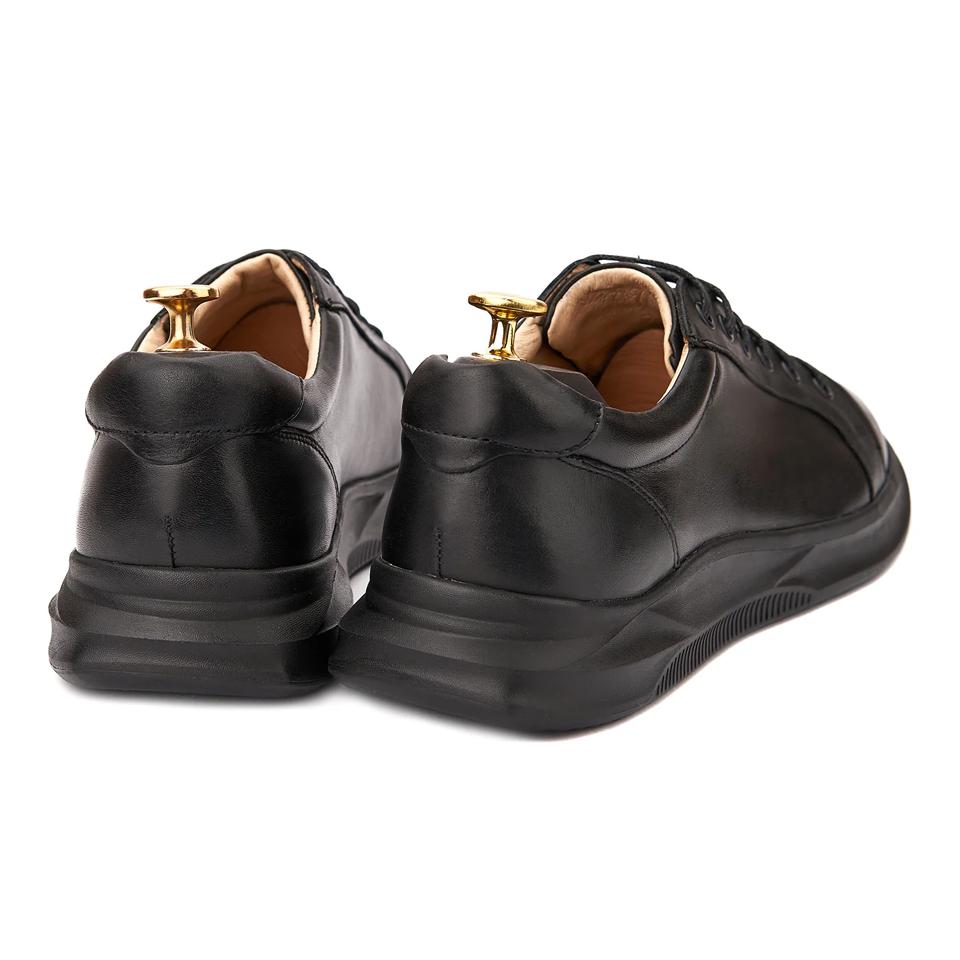 Pantofi Barbati Piele Casual Neagri 1018 - Image 2