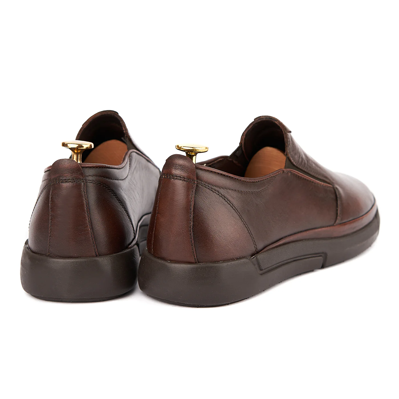 Pantofi Barbati Piele Maro Naturala 1058 - Image 2
