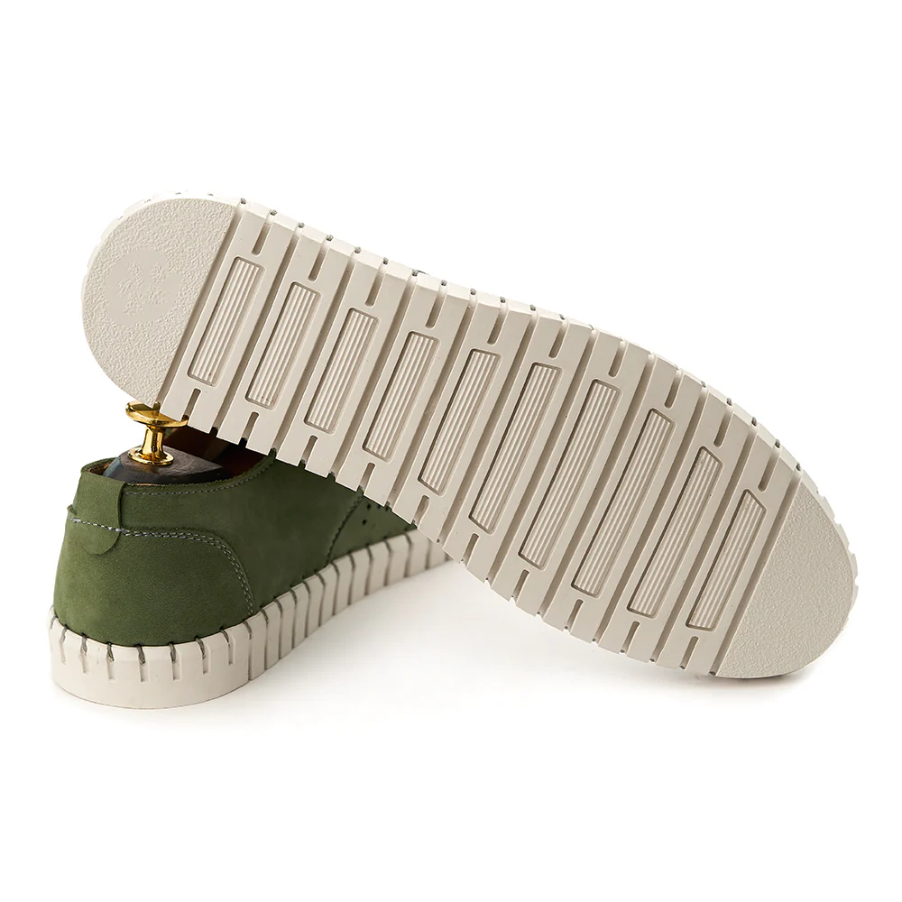 Pantofi casual barbatesti din piele naturala perforata 0705 - Image 3
