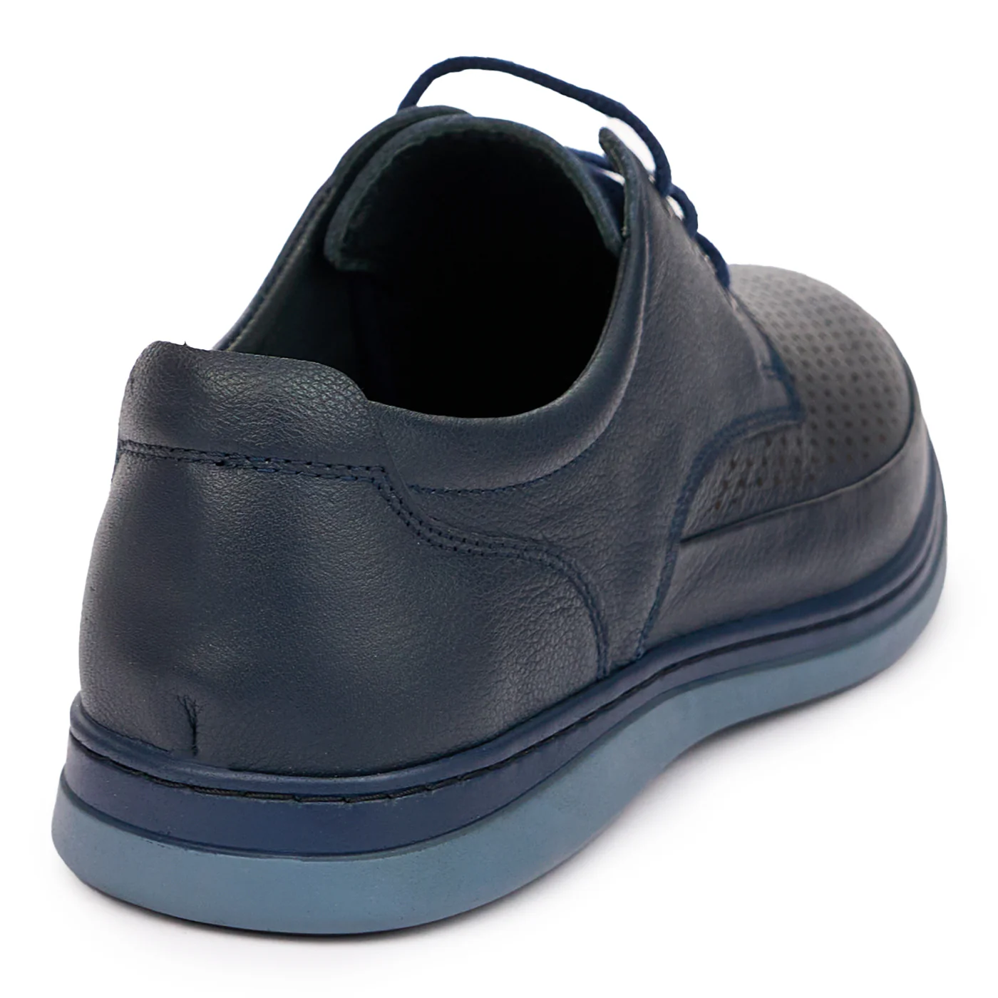 Pantofi Casual Barbati Bleumarin din Piele Naturala 7307 - Image 2