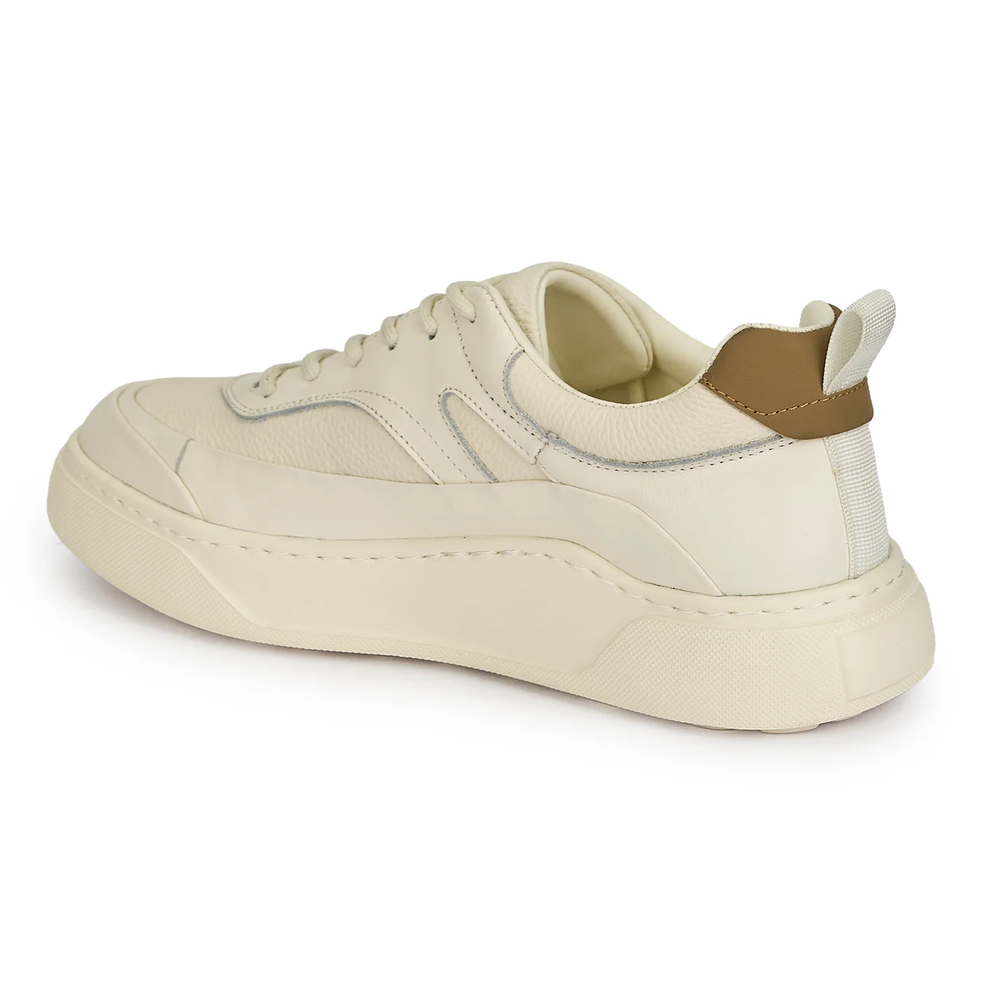 Pantofi casual barbati din piele naturala alba 20092 - Image 2