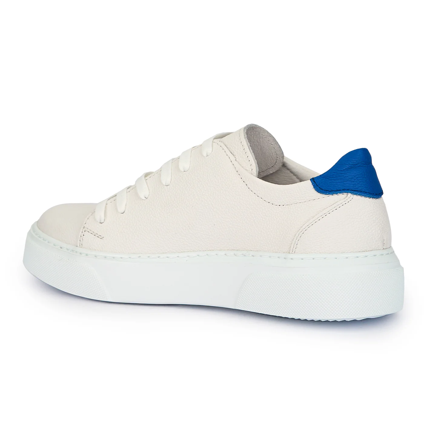 Pantofi casual barbati din piele naturala alba 7655 - Image 2