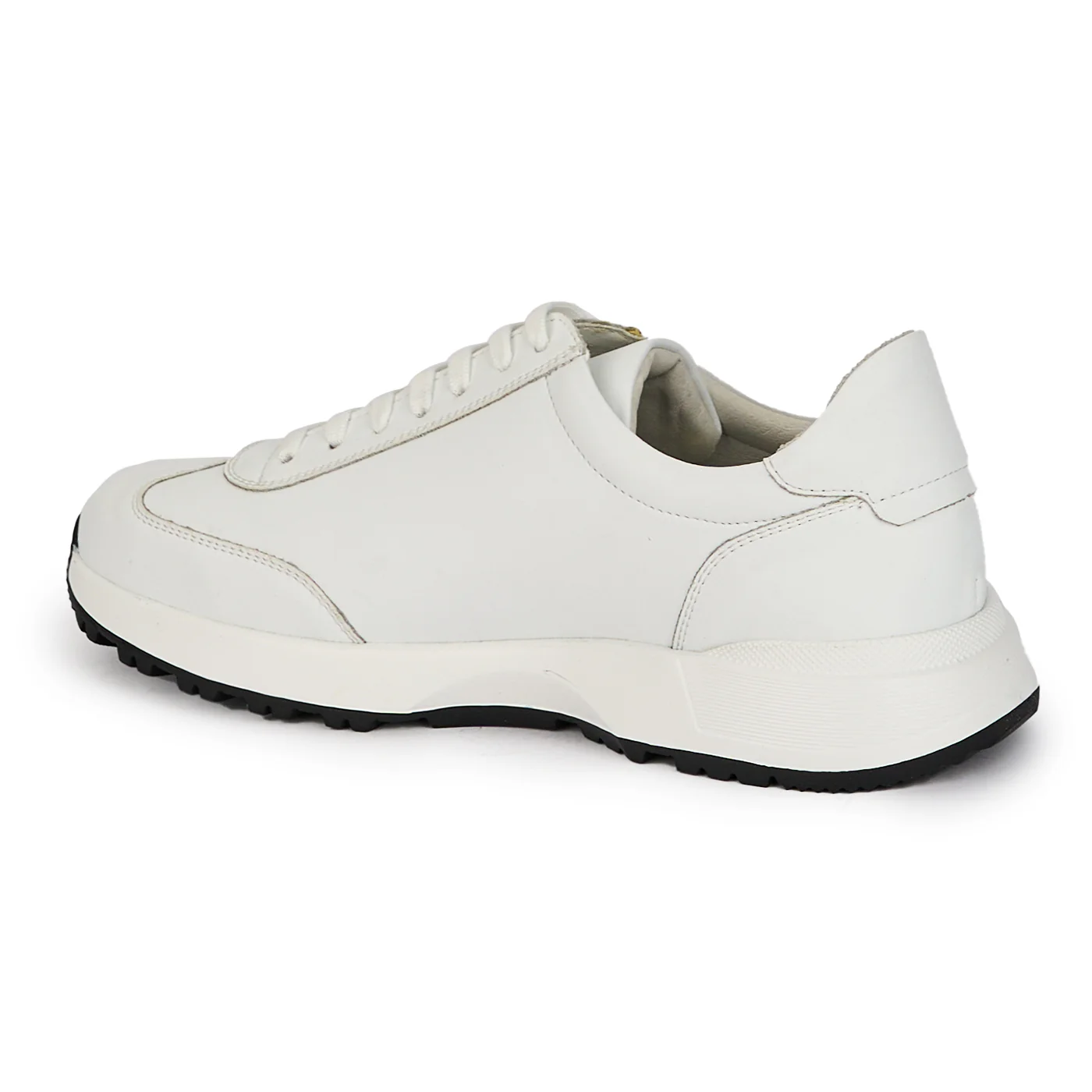 Pantofi casual barbati din piele naturala alba 7877 - Image 2