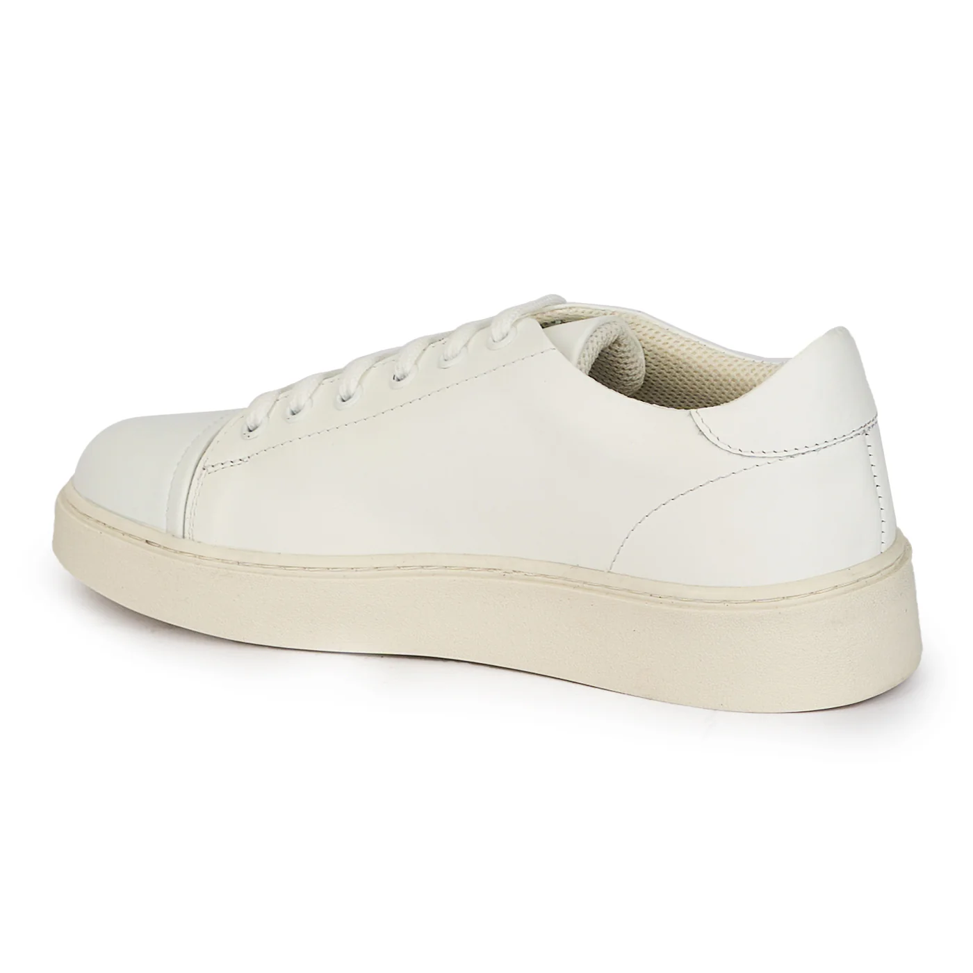 Pantofi casual barbati din piele naturala alba 7878 - Image 2