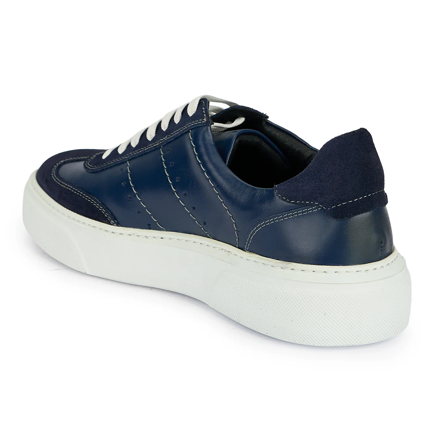 Pantofi casual barbati din piele naturala bleumarin 20103 - Image 2