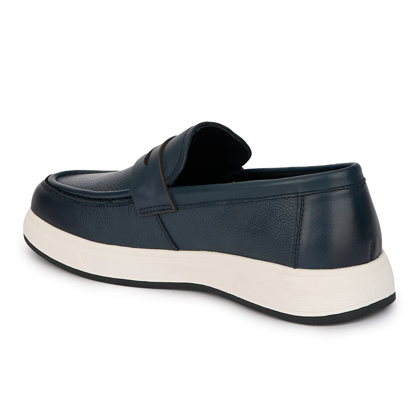 Pantofi casual barbati din piele naturala bleumarin 7852 - Image 2