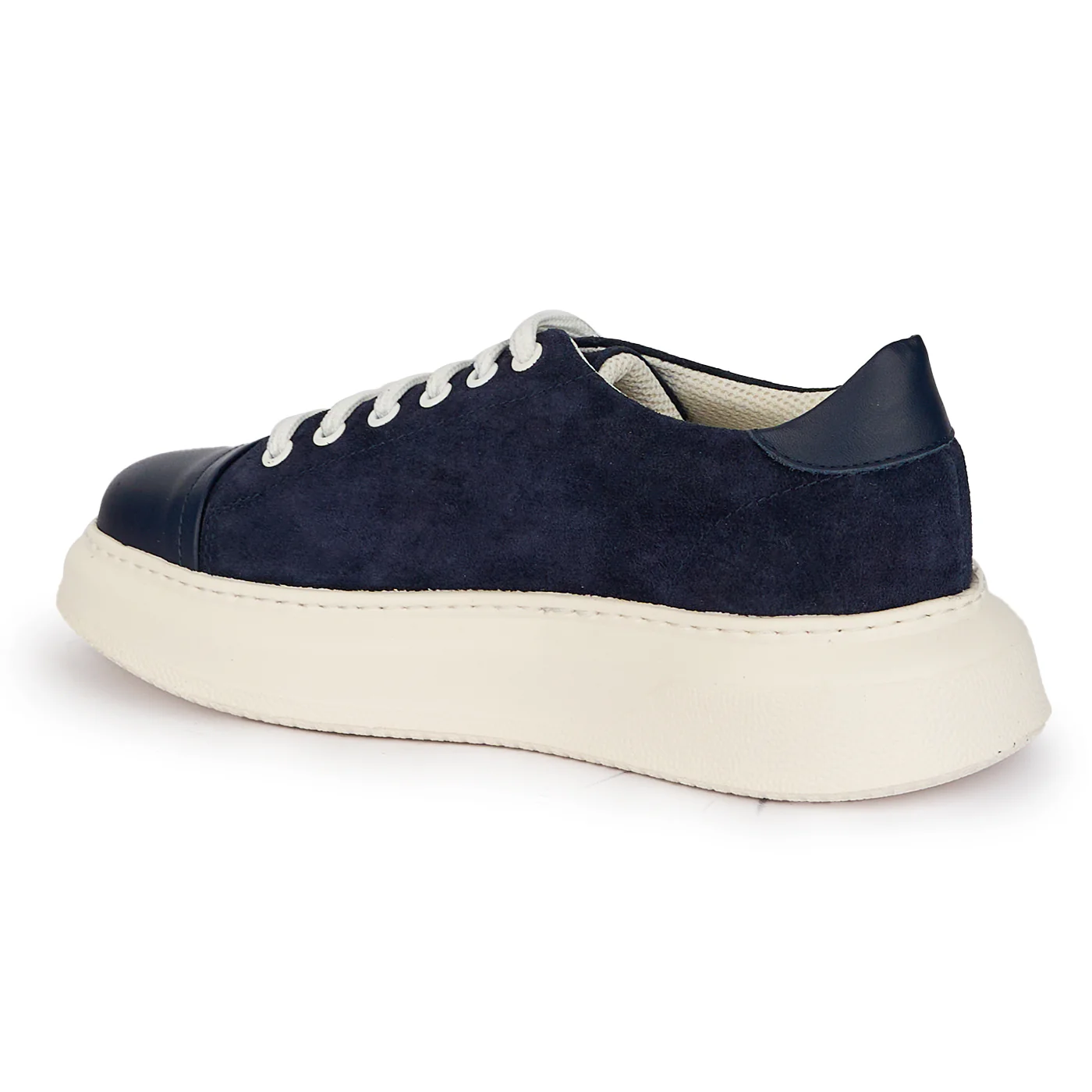 Pantofi casual barbati din piele naturala bleumarin 7880 - Image 2
