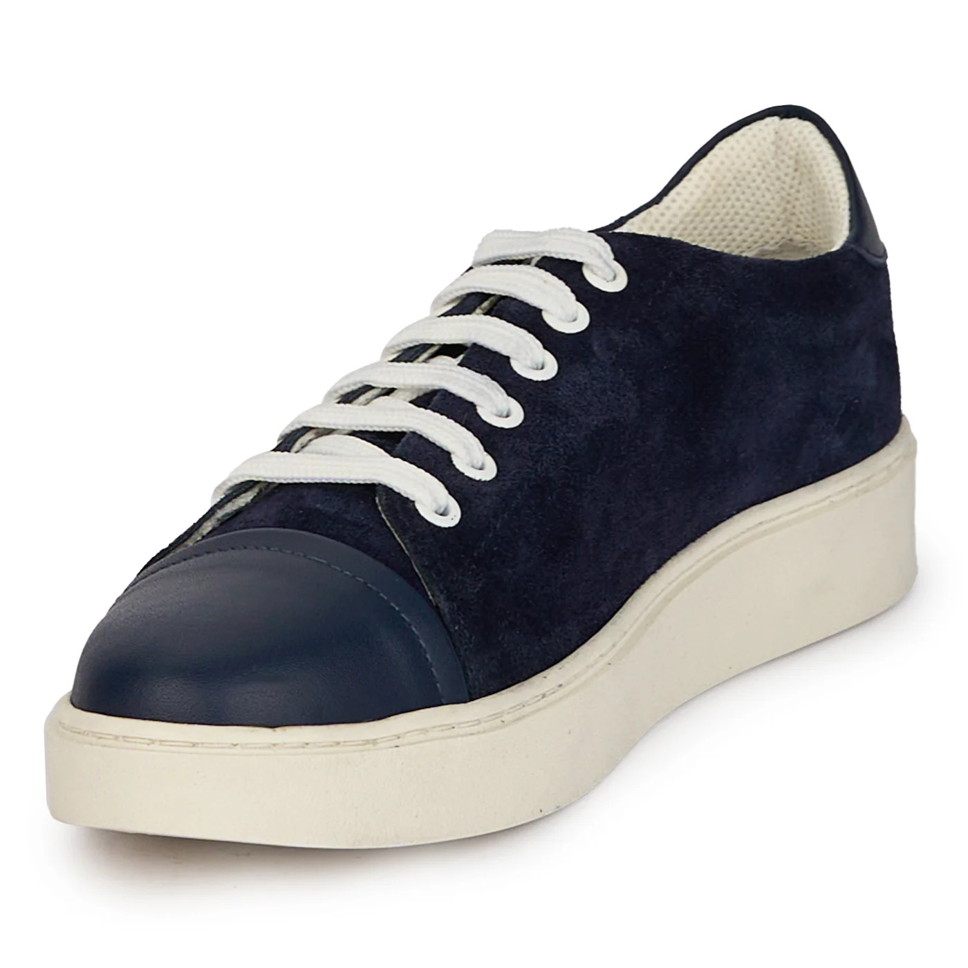Pantofi casual barbati din piele naturala bleumarin 7881 - Image 3