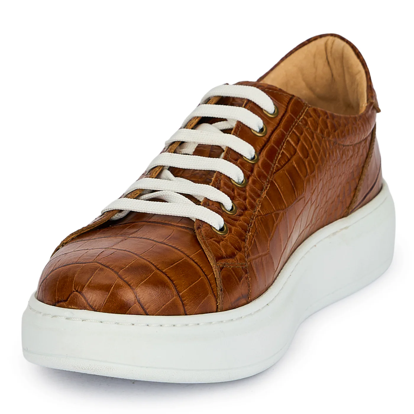 Pantofi casual barbati din piele naturala maro 20102 - Image 3