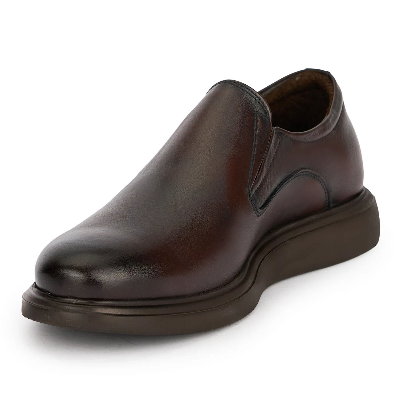 Pantofi casual barbati din piele naturala maro 7940 - Image 3