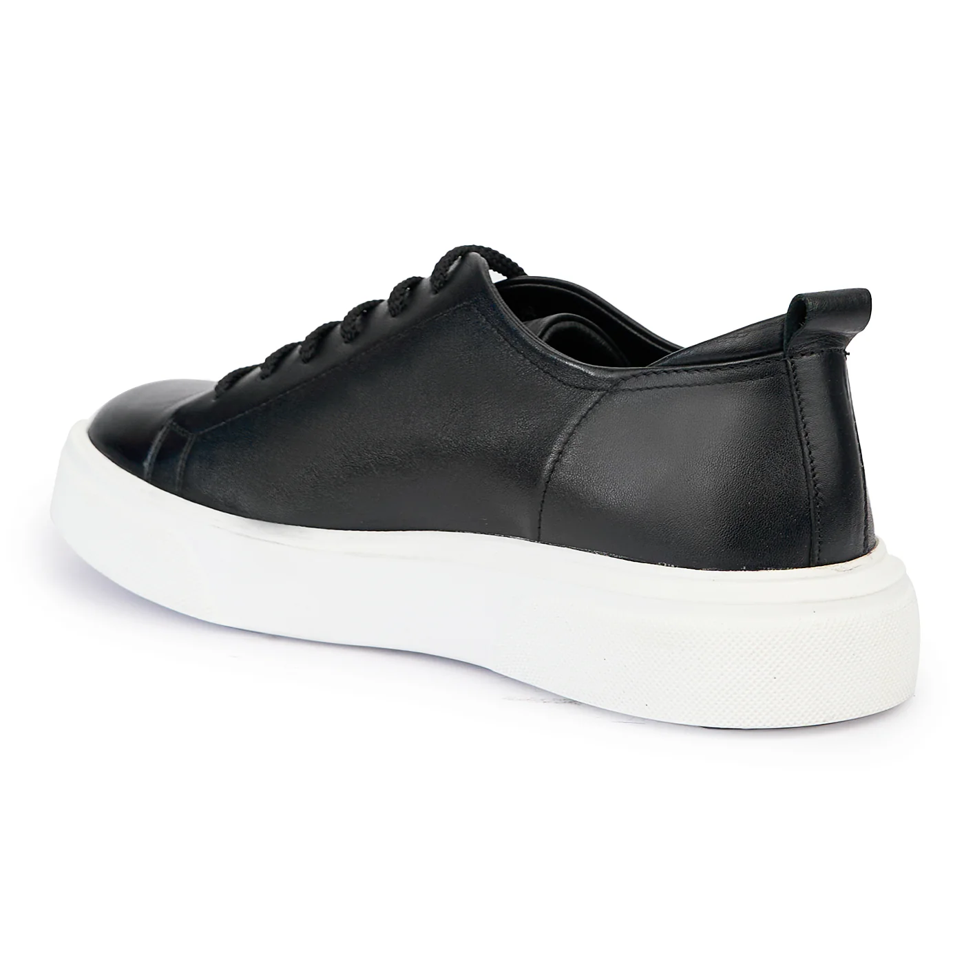 Pantofi casual barbati din piele naturala neagra 7552 - Image 2