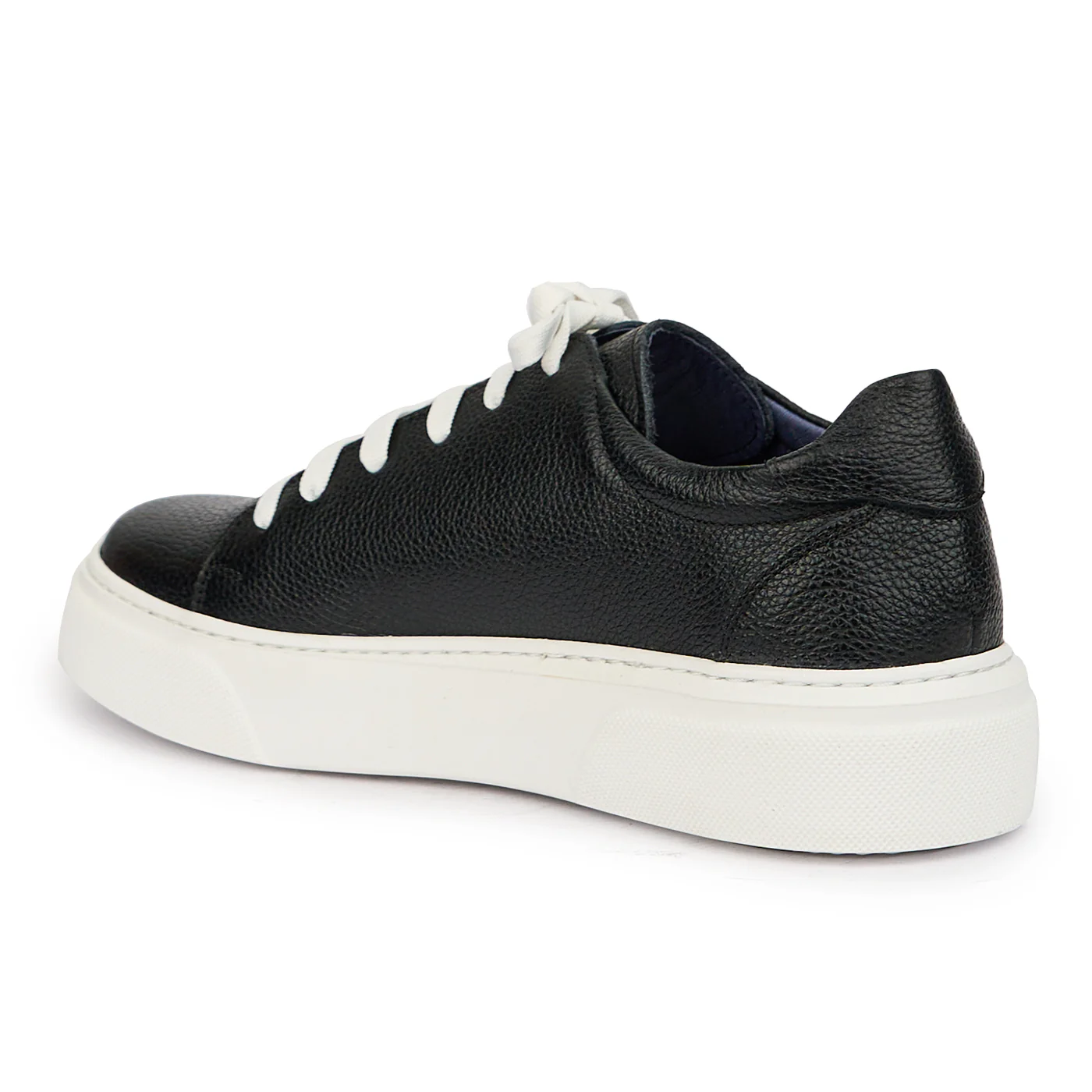 Pantofi casual barbati din piele naturala neagra 7561 - Image 2