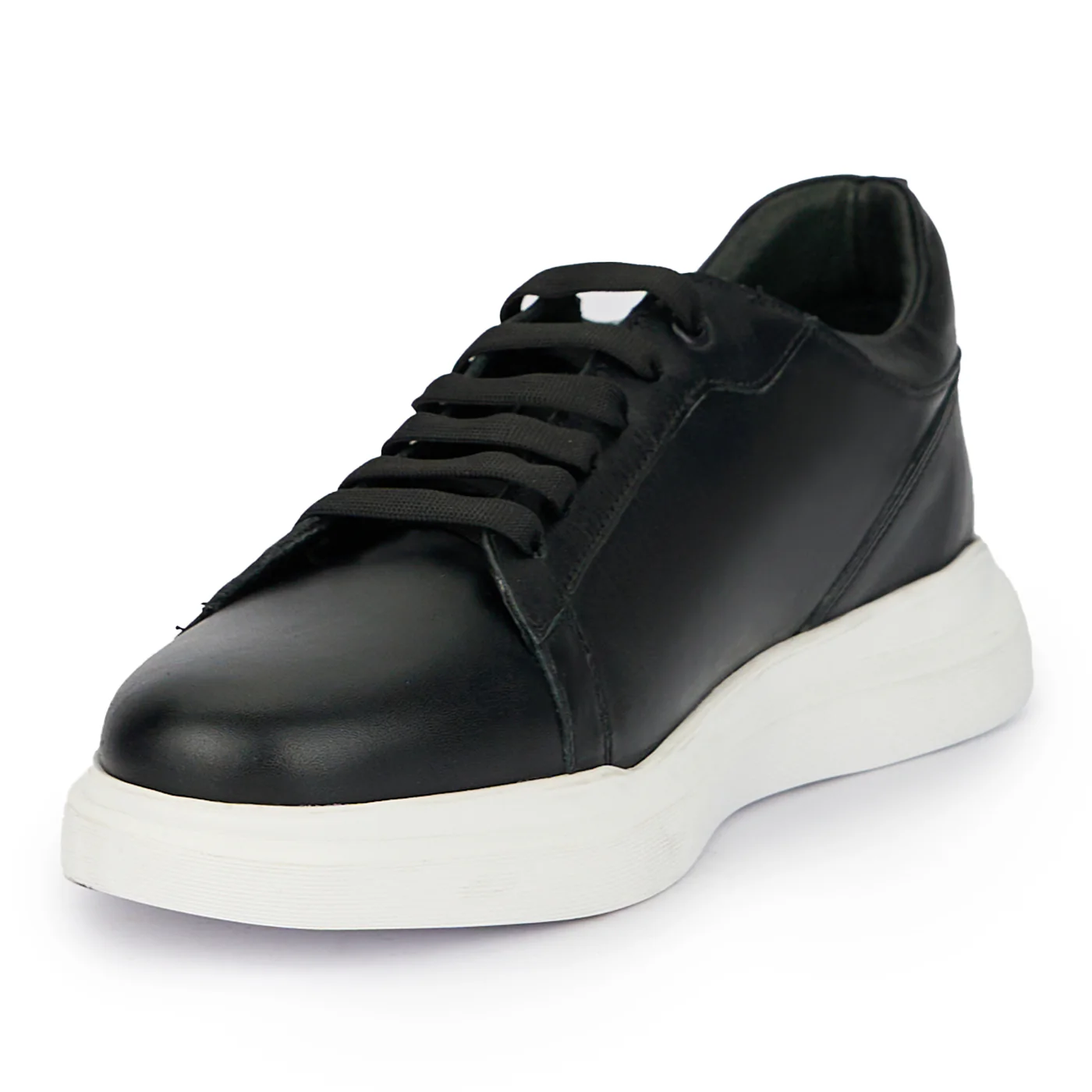 Pantofi casual barbati din piele naturala neagra 7649 - Image 3