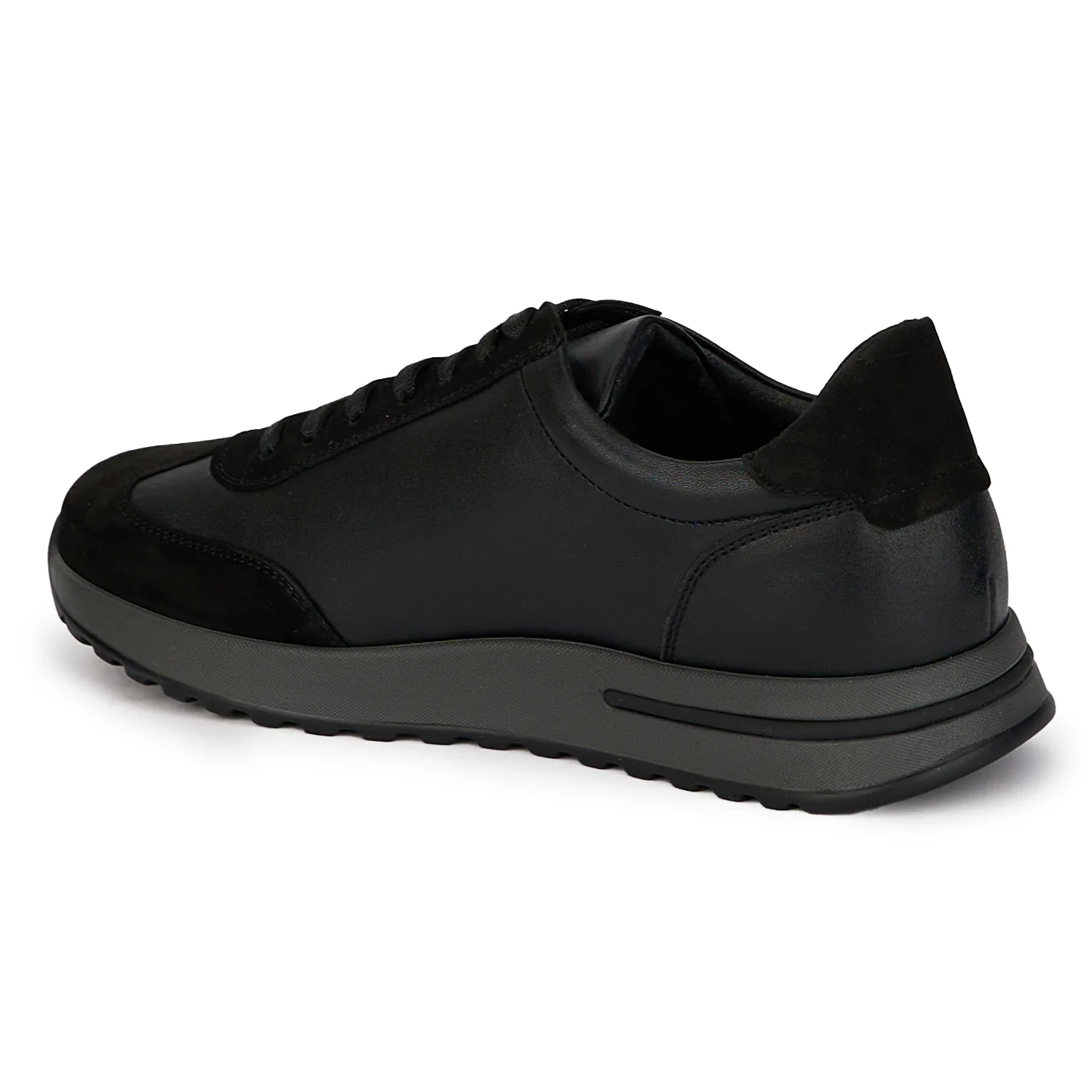 Pantofi casual barbati din piele naturala neagra 7871 - Image 2