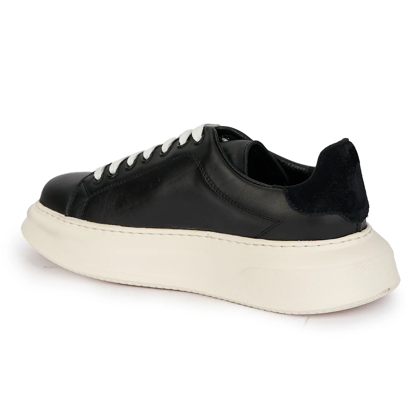 Pantofi casual barbati din piele naturala neagra 7883 - Image 2