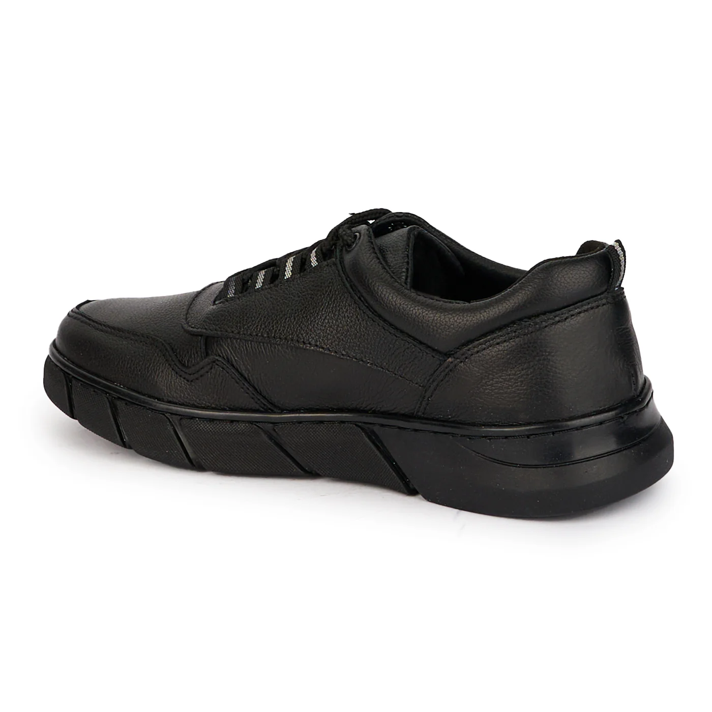 Pantofi casual barbati din piele naturala neagra 7885 - Image 2