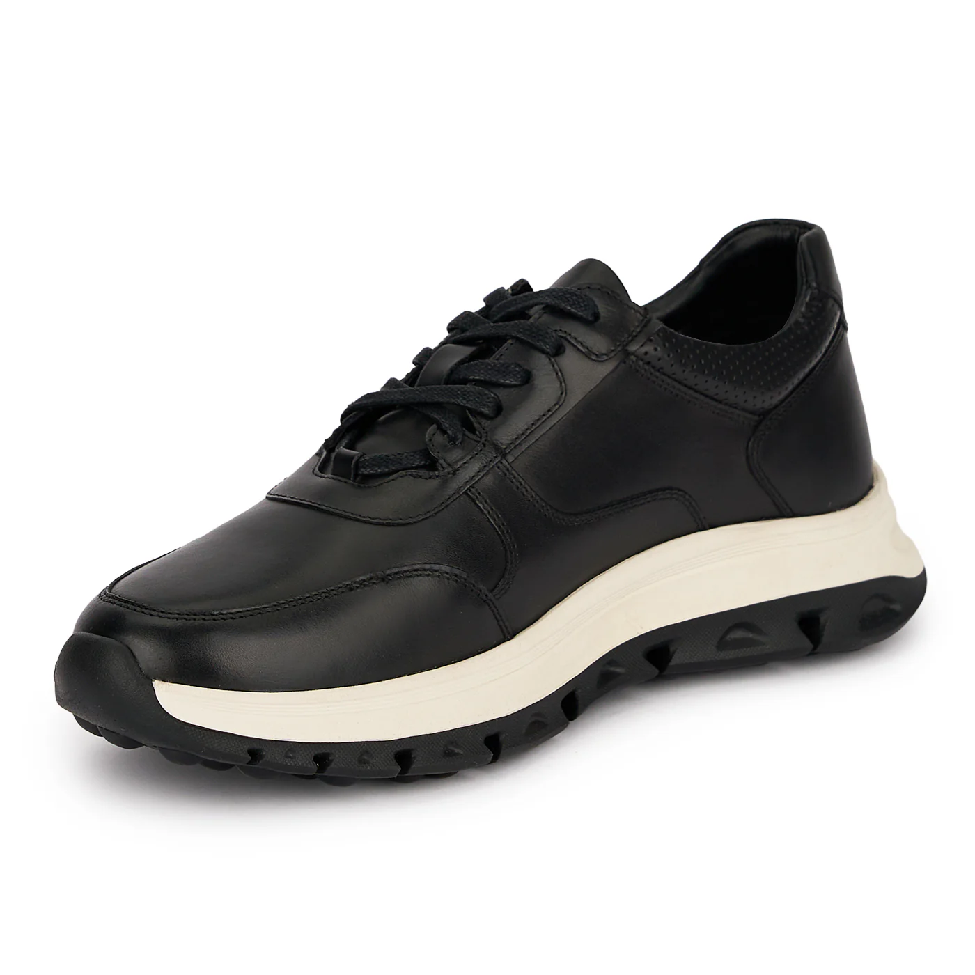 Pantofi casual barbati din piele naturala neagra 7927 - Image 3
