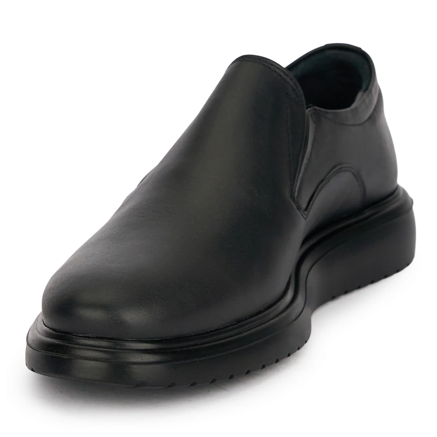 Pantofi casual barbati din piele naturala neagra 7939 - Image 3