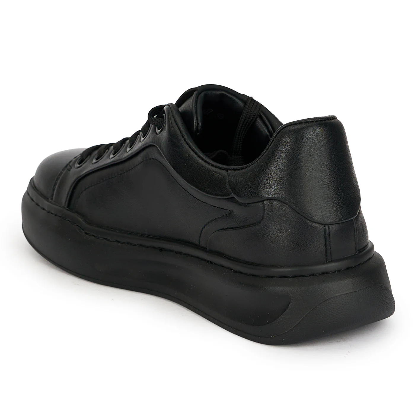 Pantofi casual barbati din piele naturala neagra 7999 - Image 2
