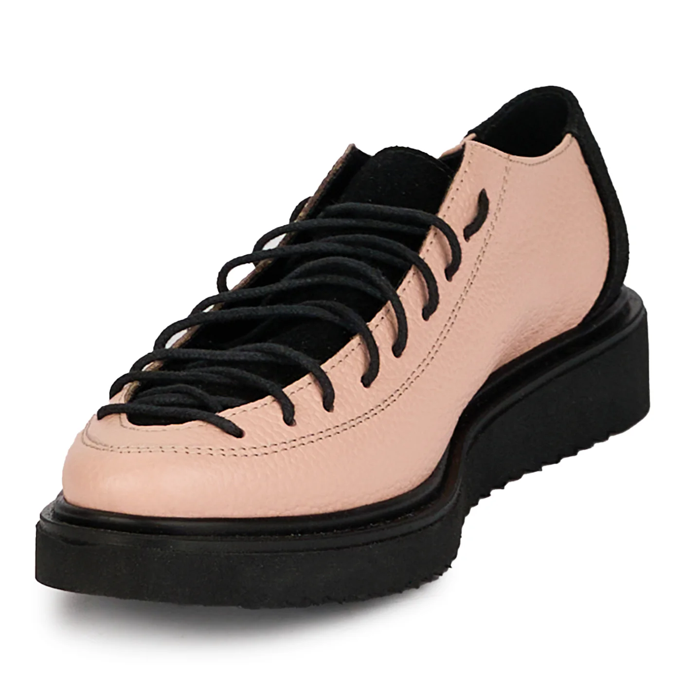 Pantofi casual dama din piele naturala roz 18330 - Image 3