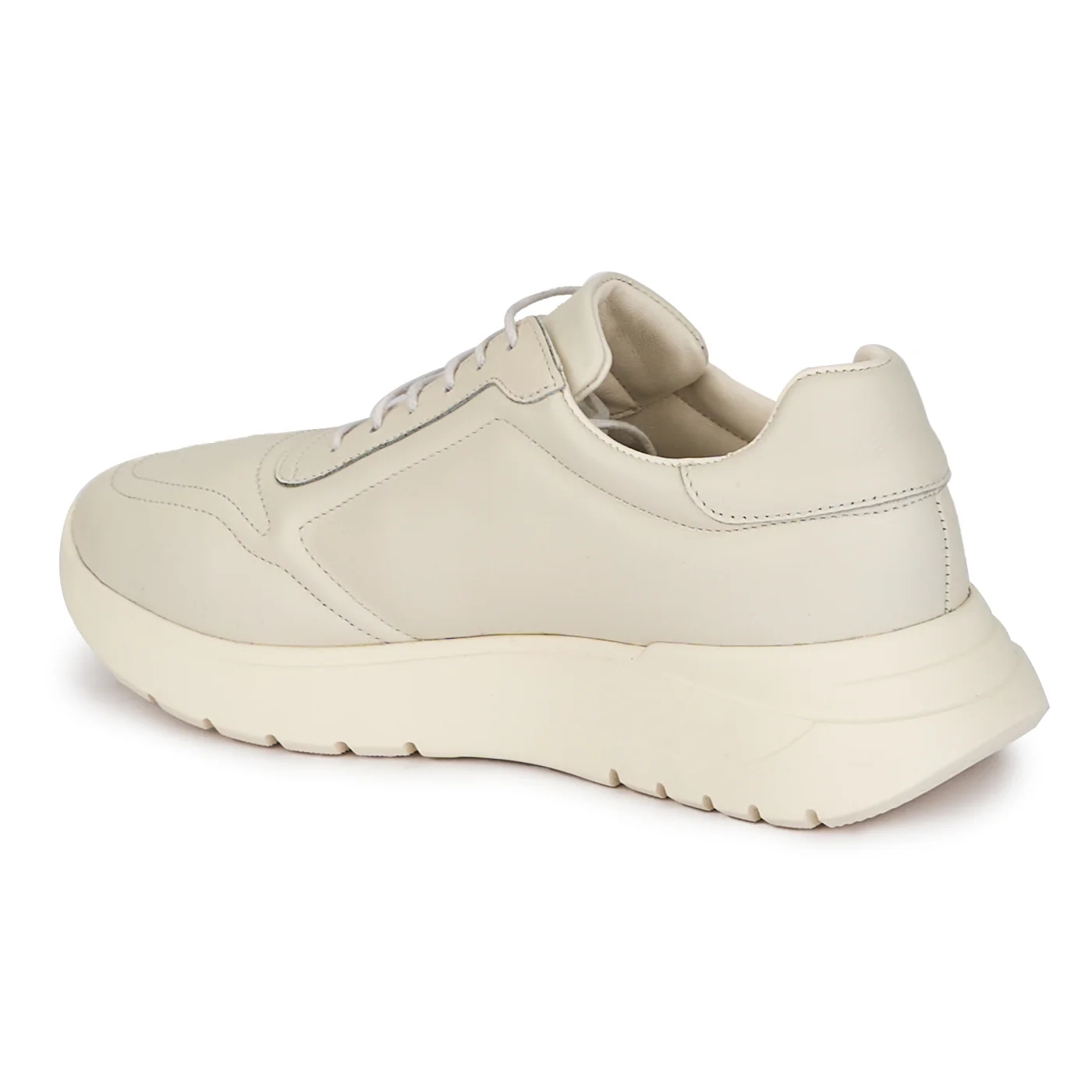 Pantofi casual dama din piele naturala alba 18036 - Image 2