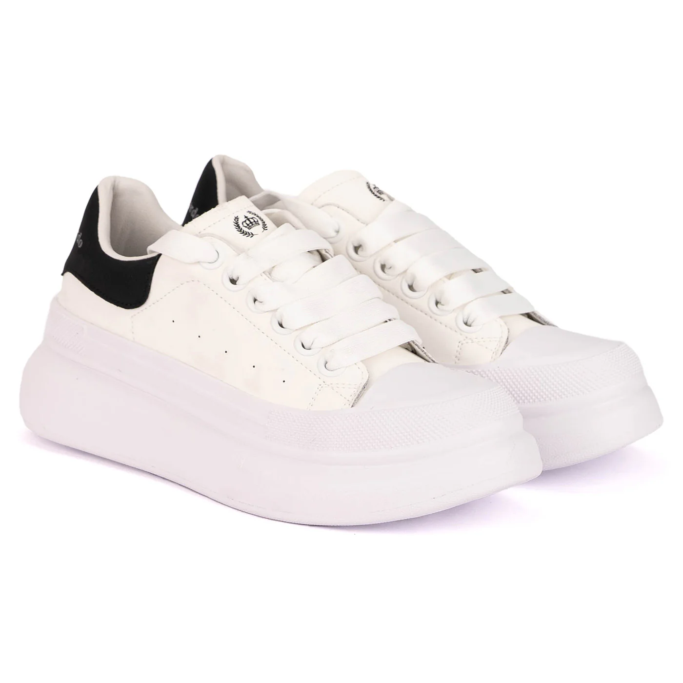 Pantofi casual dama din piele naturala alba 18792 - Image 4