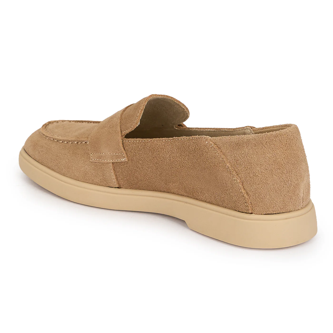 Pantofi casual dama din piele naturala bej 19510 - Image 2