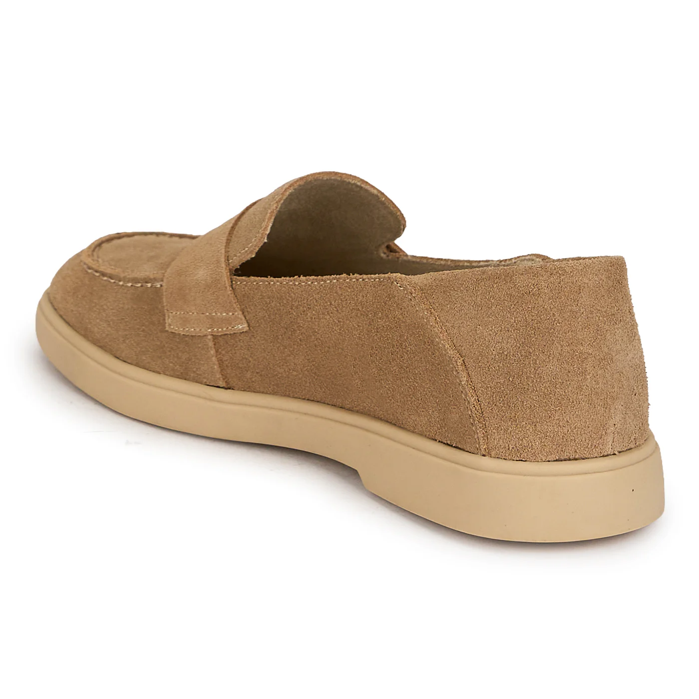Pantofi casual dama din piele naturala bej 19807 - Image 2