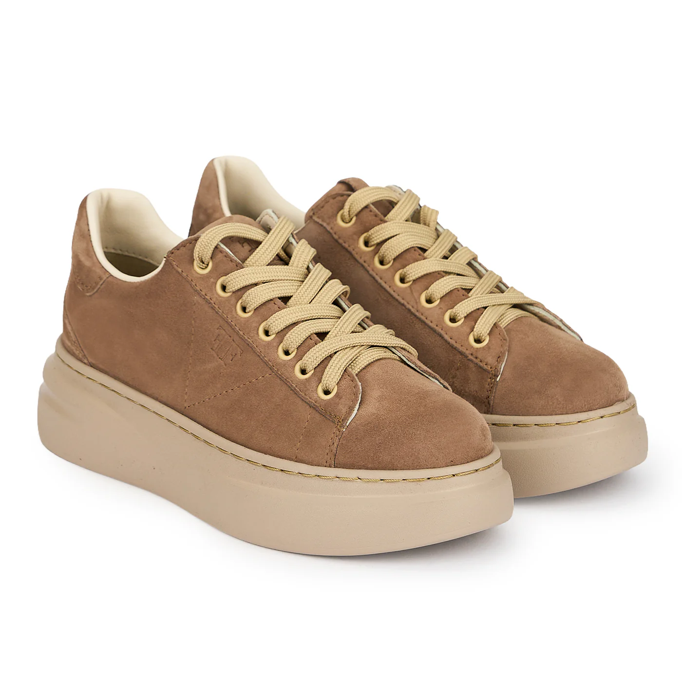 Pantofi casual dama din piele naturala bej 19932 - Image 4