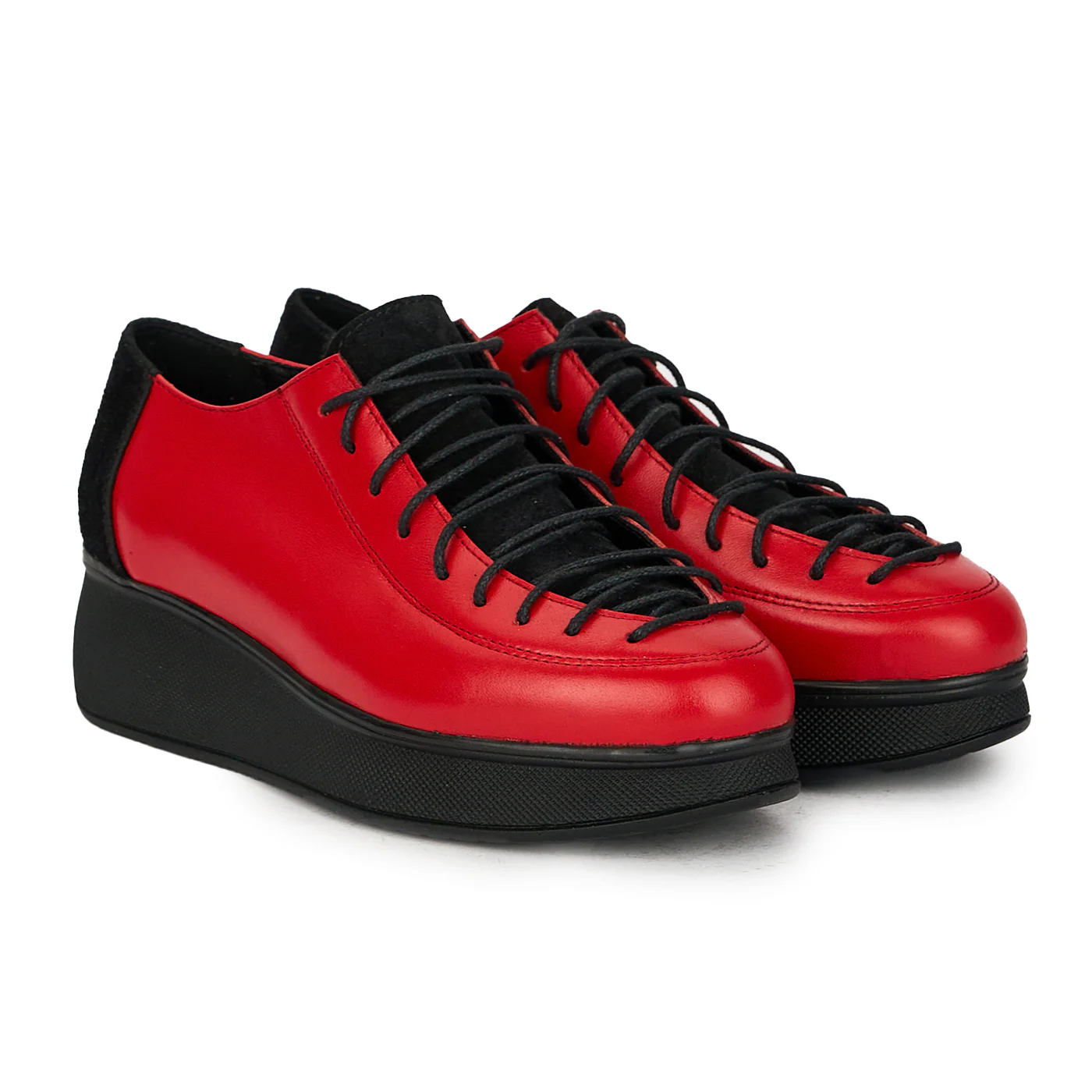 Pantofi casual dama din piele naturala cu siret 17805 - Image 4