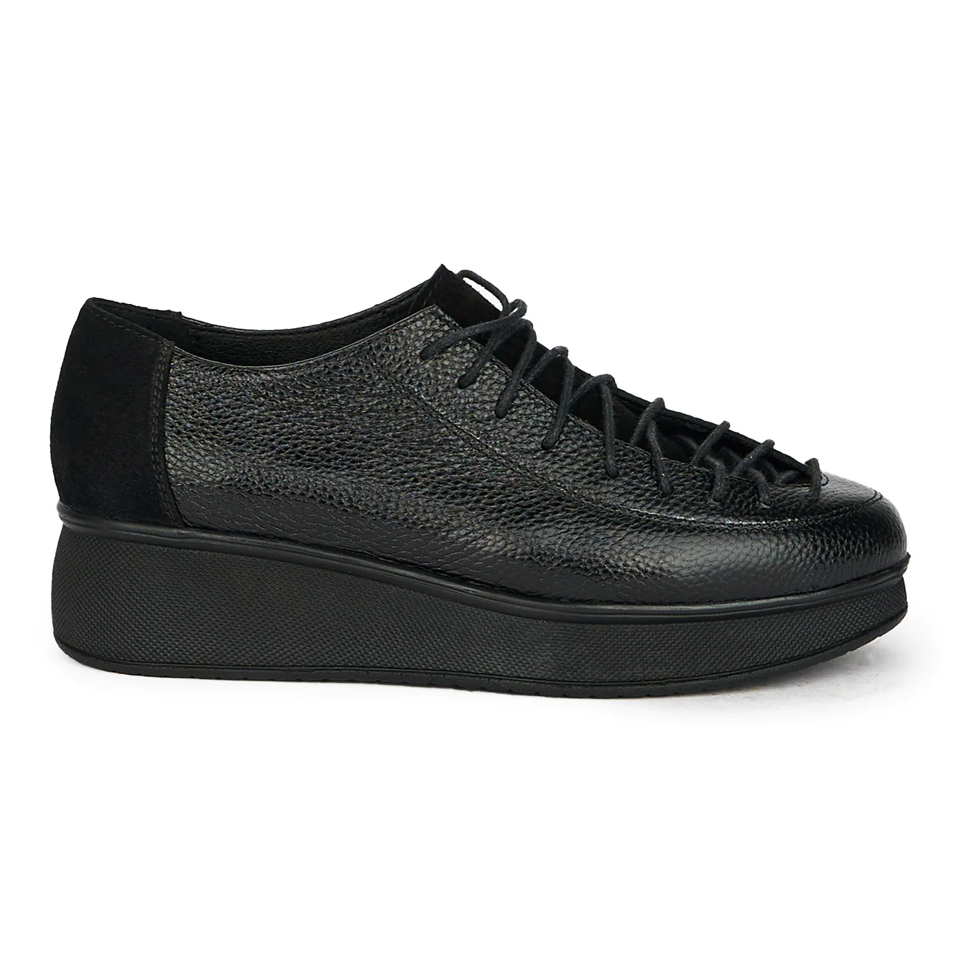 Pantofi casual dama din piele naturala cu siret 17808