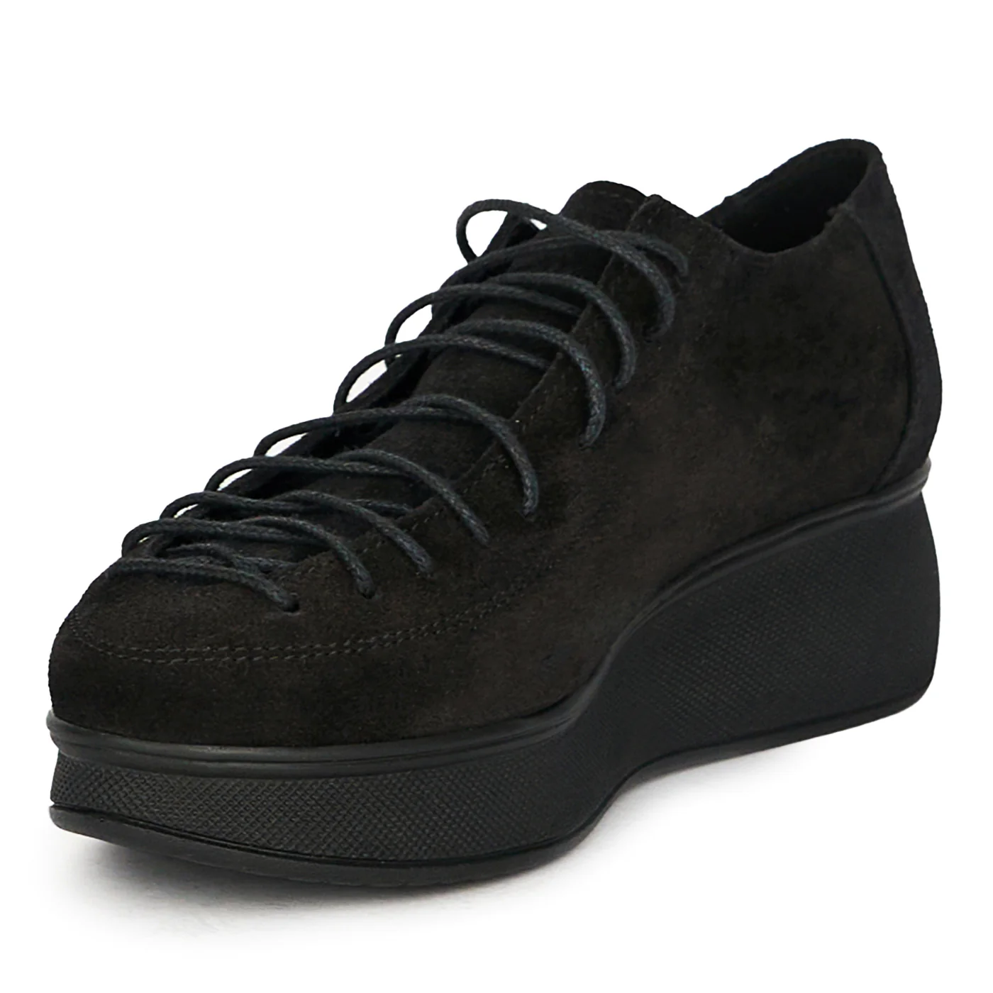Pantofi casual dama din piele naturala cu siret 17809 - Image 3