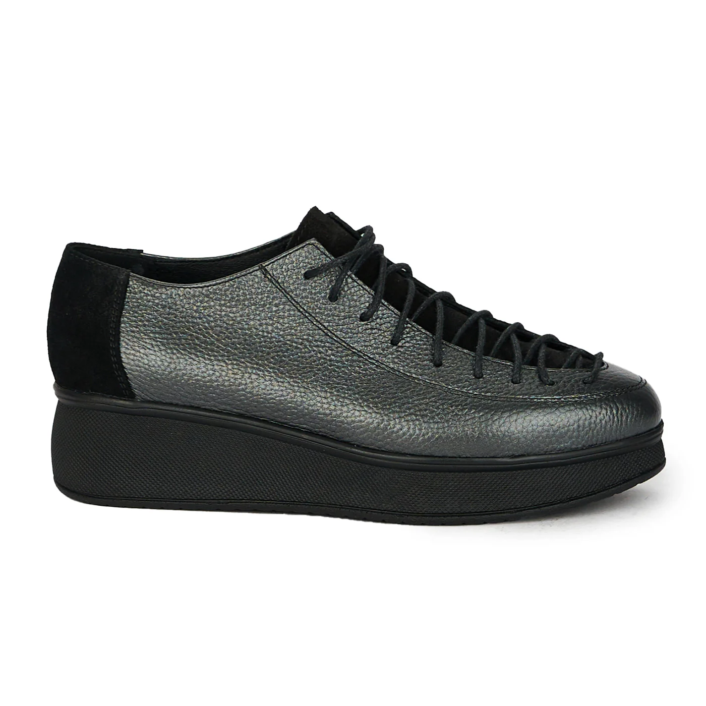 Pantofi casual dama din piele naturala cu siret 17811