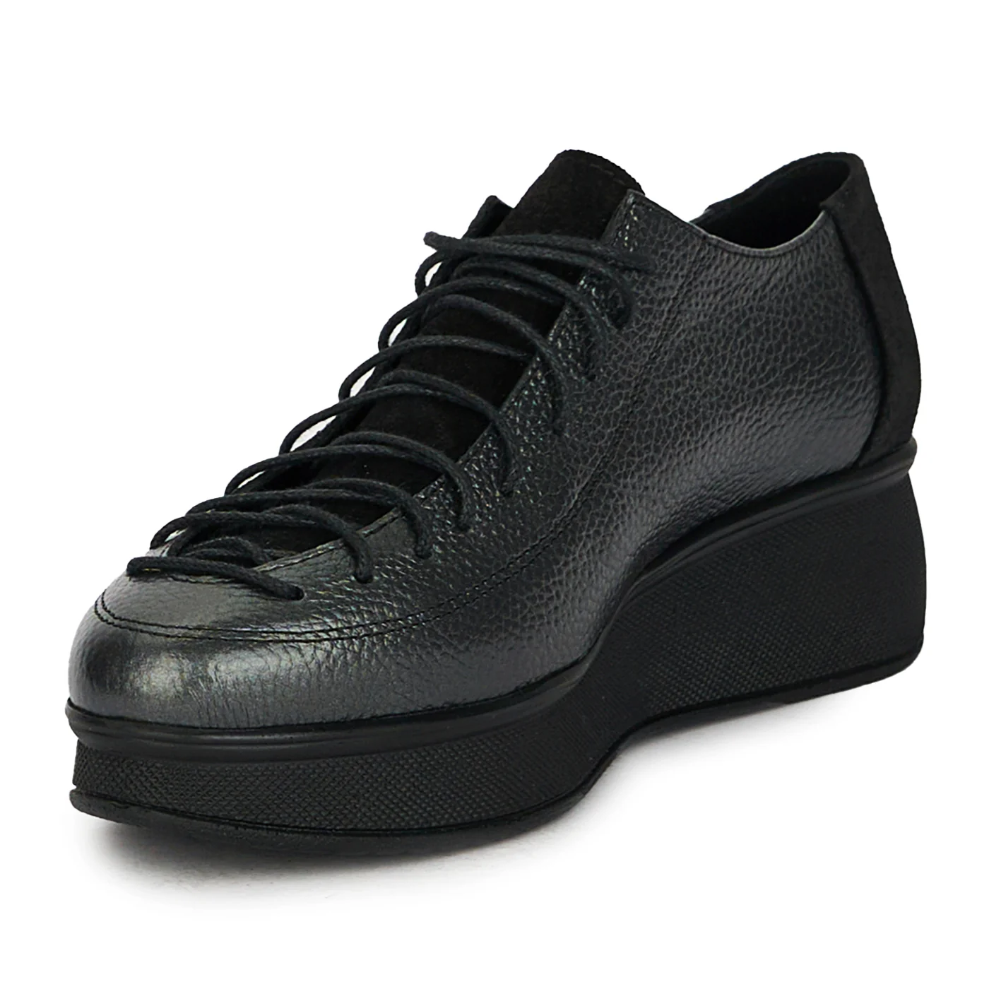 Pantofi casual dama din piele naturala cu siret 17811 - Image 3
