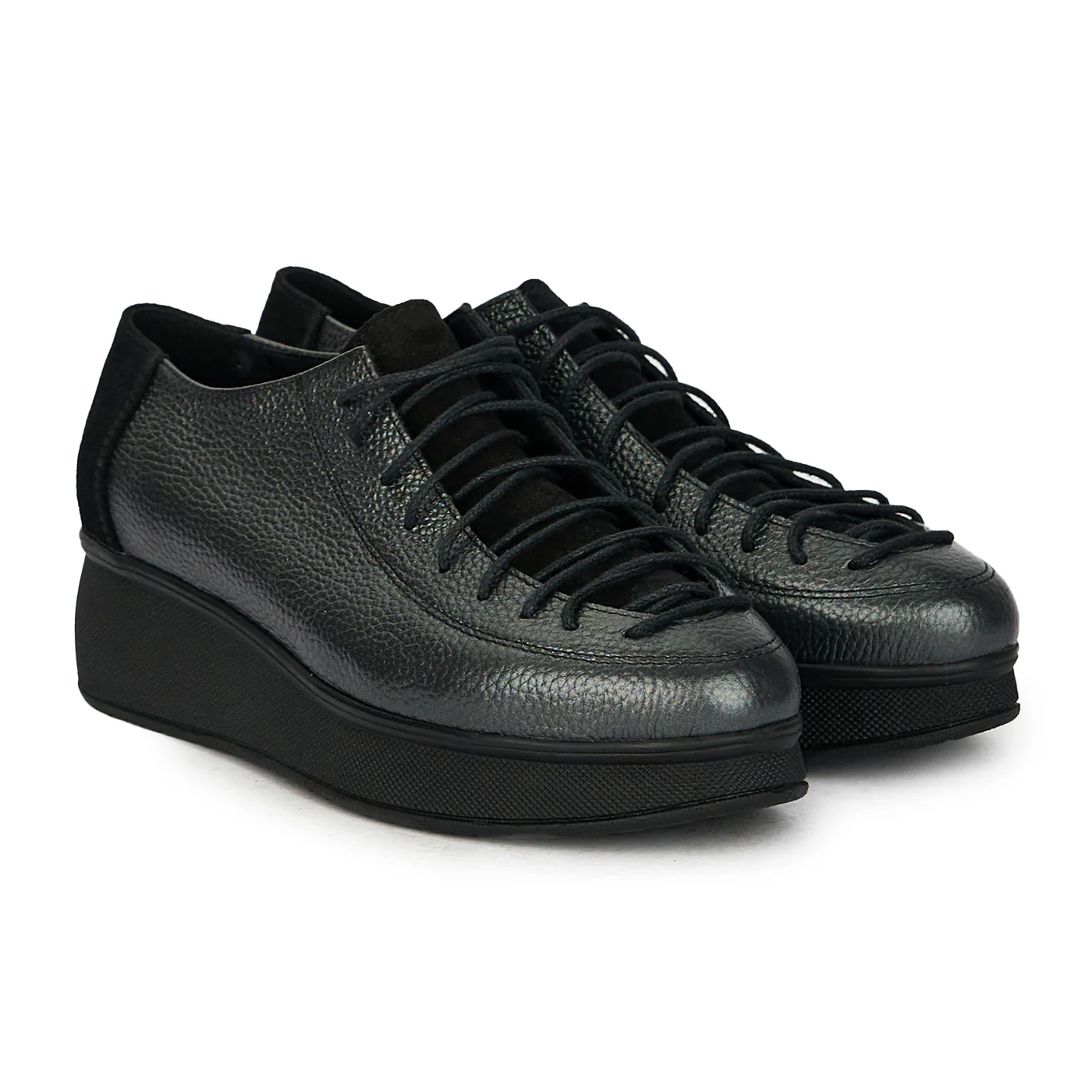 Pantofi casual dama din piele naturala cu siret 17811 - Image 4