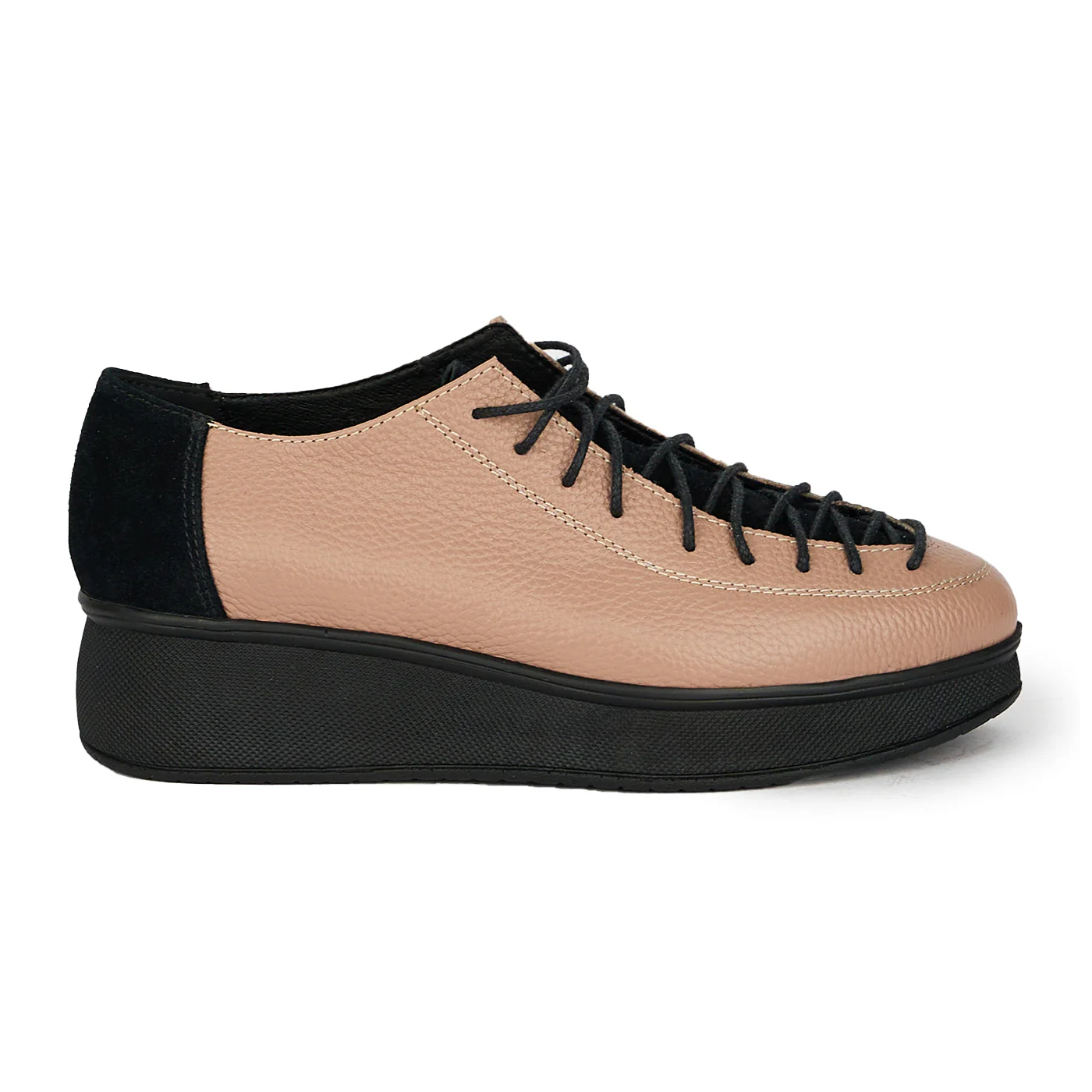 Pantofi casual dama din piele naturala cu siret 17812