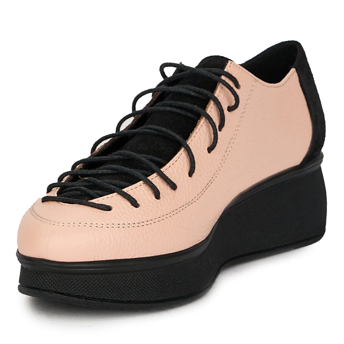 Pantofi casual dama din piele naturala cu siret 17815 - Image 3