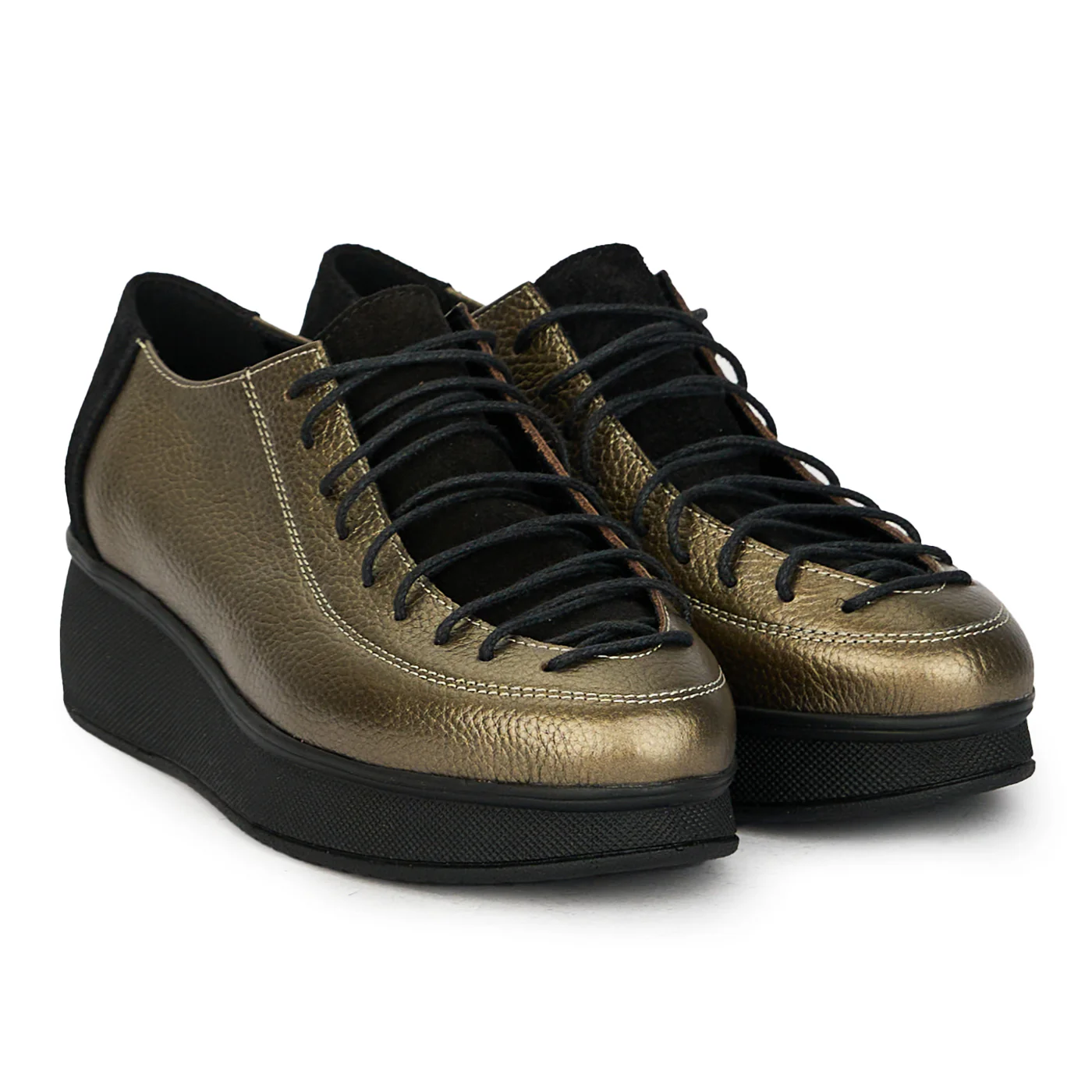 Pantofi casual dama din piele naturala cu siret 17816 - Image 4